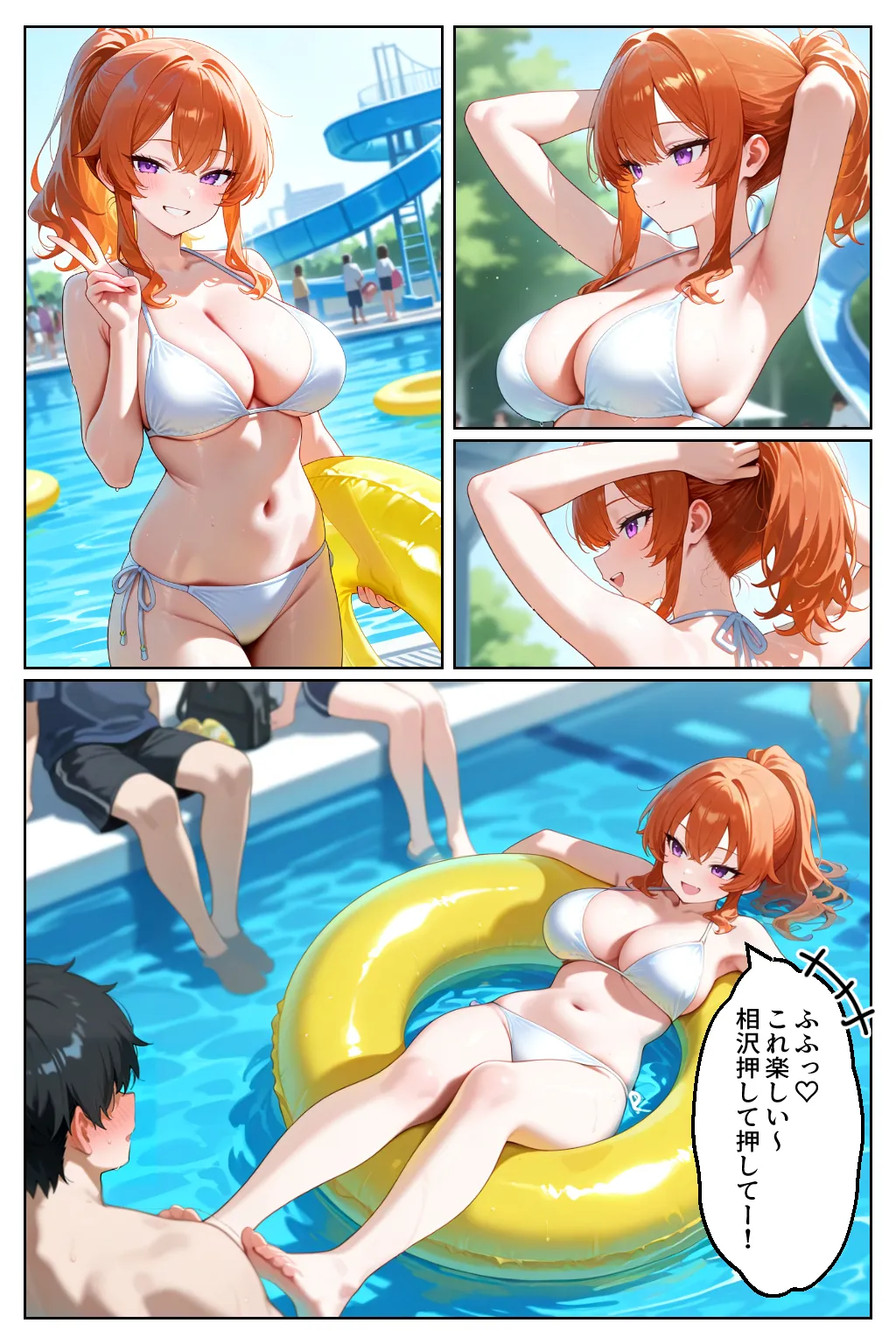 家出してきたクラスの人気ギャルが彼女になったらウォーターパークで何度も中出しHさせてくれた話 - 13ページ