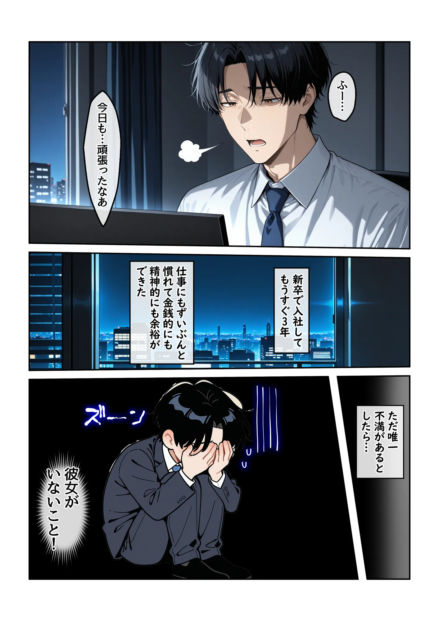 指名したソープ嬢がまさかの女上司だった件1 - 1ページ