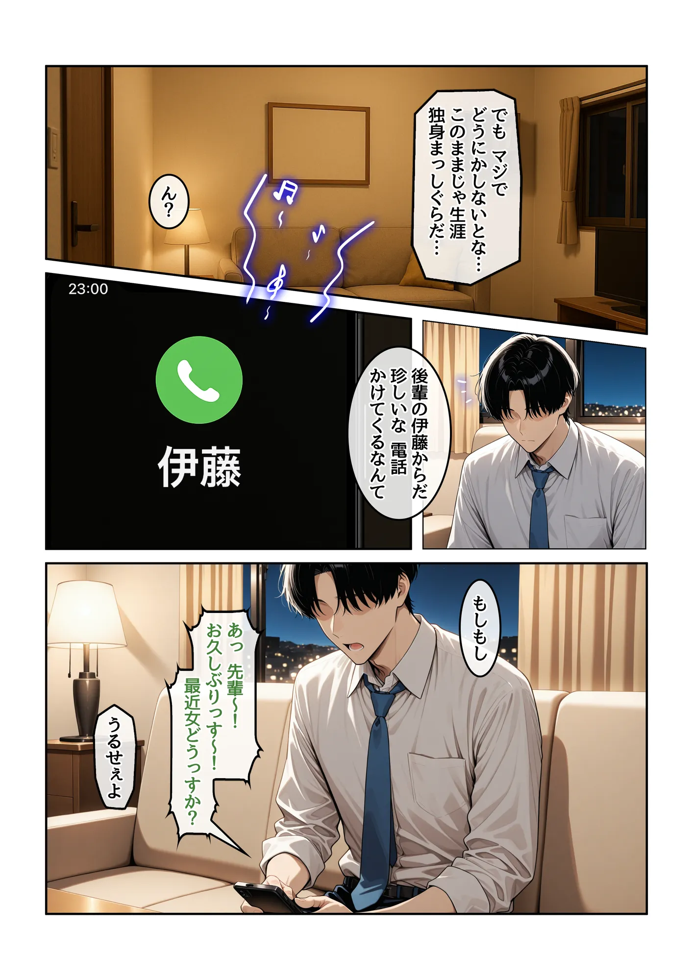 指名したソープ嬢がまさかの女上司だった件1 - 4ページ