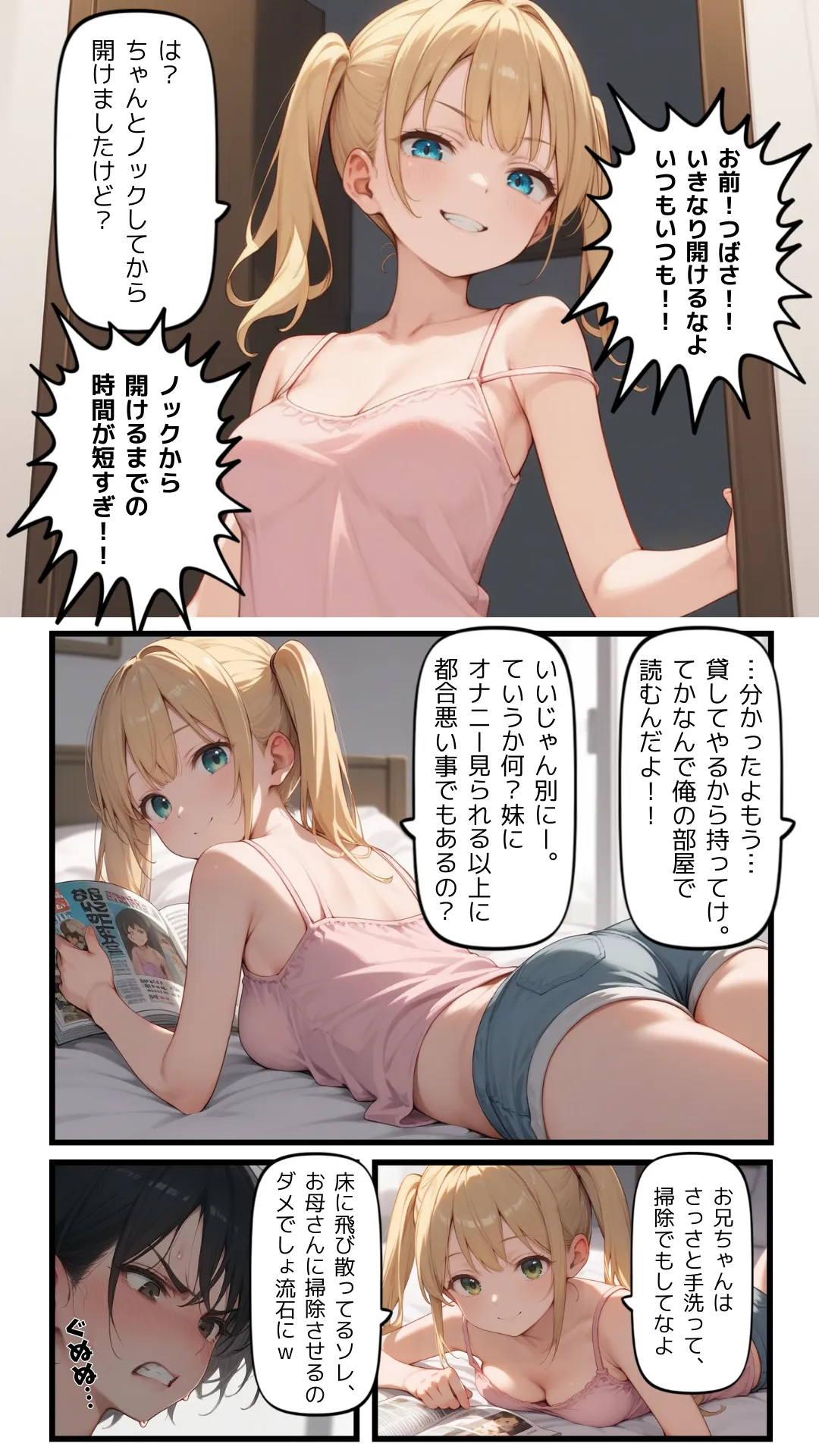 催●アプリでウザい妹と恐怖の生徒会長を支配する話 - 2ページ