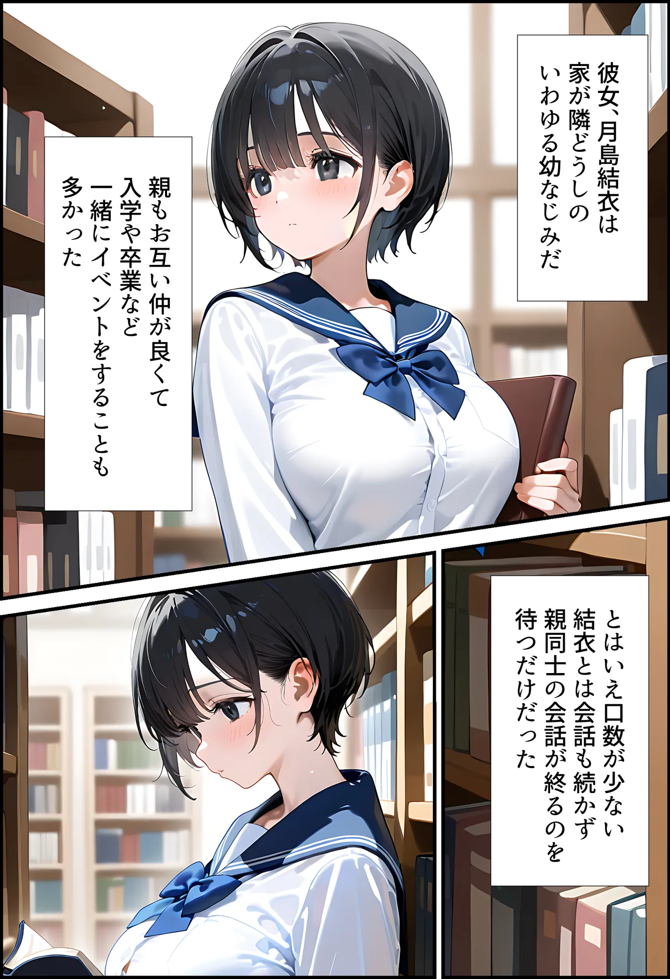 誰とも話さない幼なじみにいたずらしたらこうなります - 1ページ