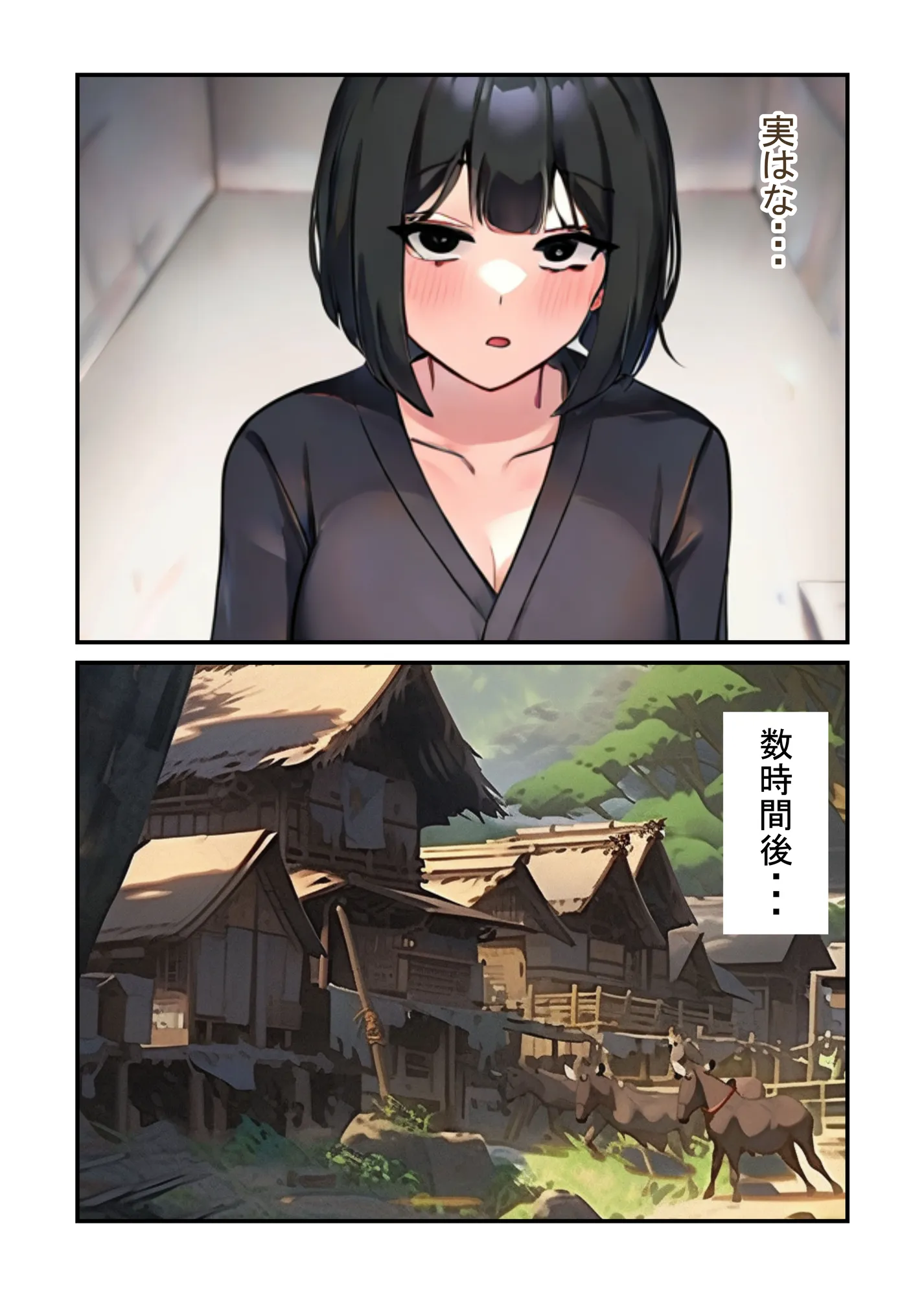 村のくノ一美女が迫ってくる - 6ページ