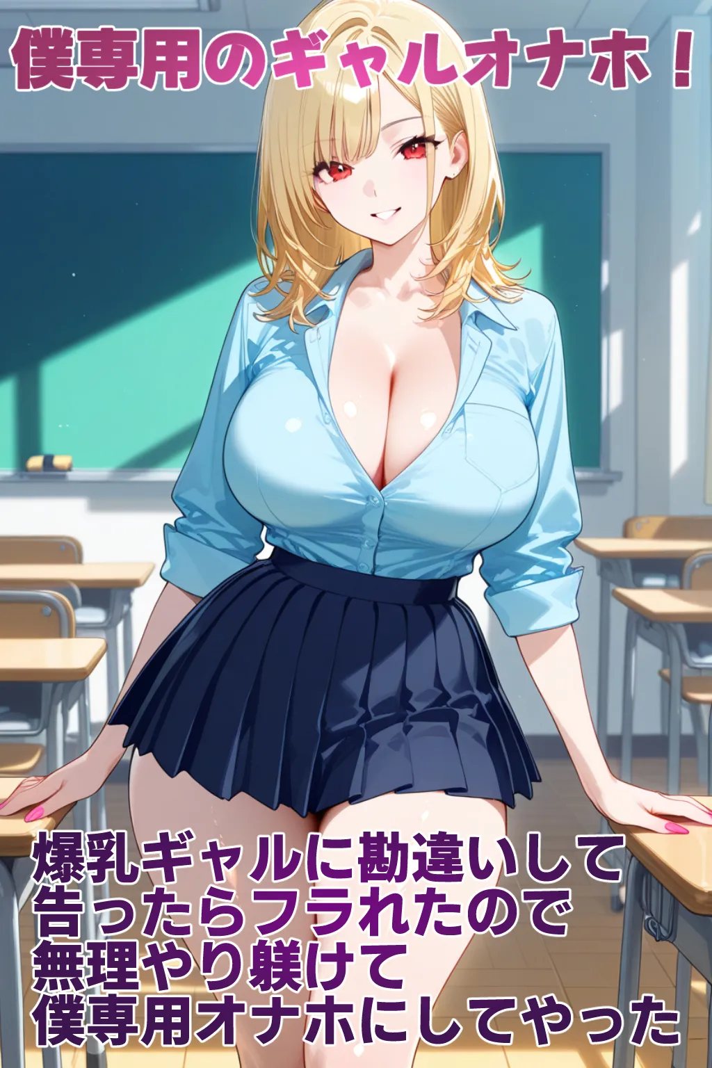 僕専用のギャルオナホ!  爆乳ギャルに勘違いして告ったらフラれたので、無理やり躾けて僕専用オナホにしてやった - 1ページ