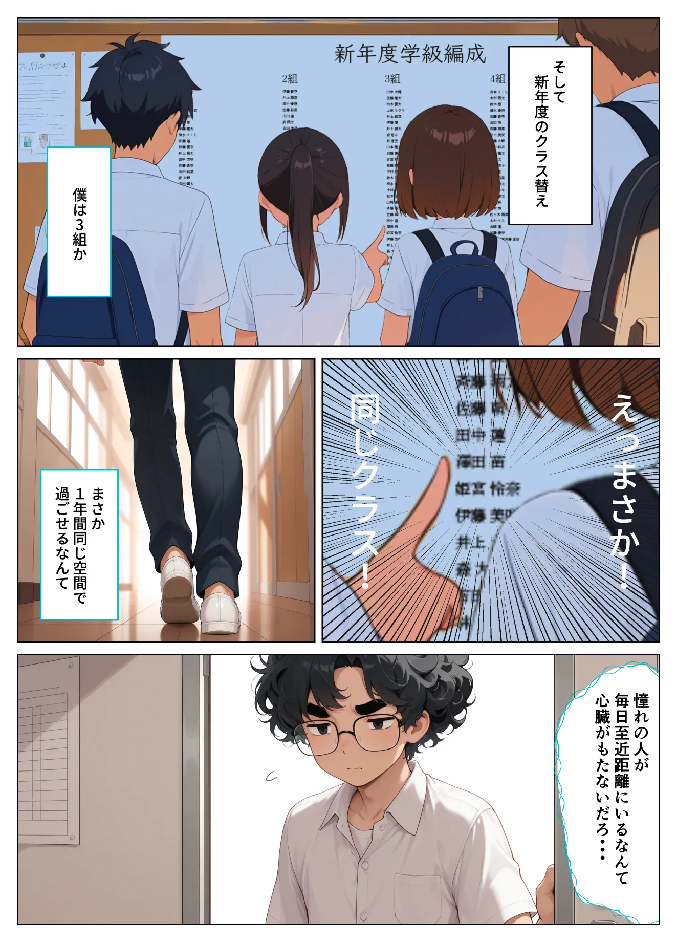 童貞モブがハーレム主人公になるまであと100日〜ぼっちメガネにイカされて〜 - 8ページ