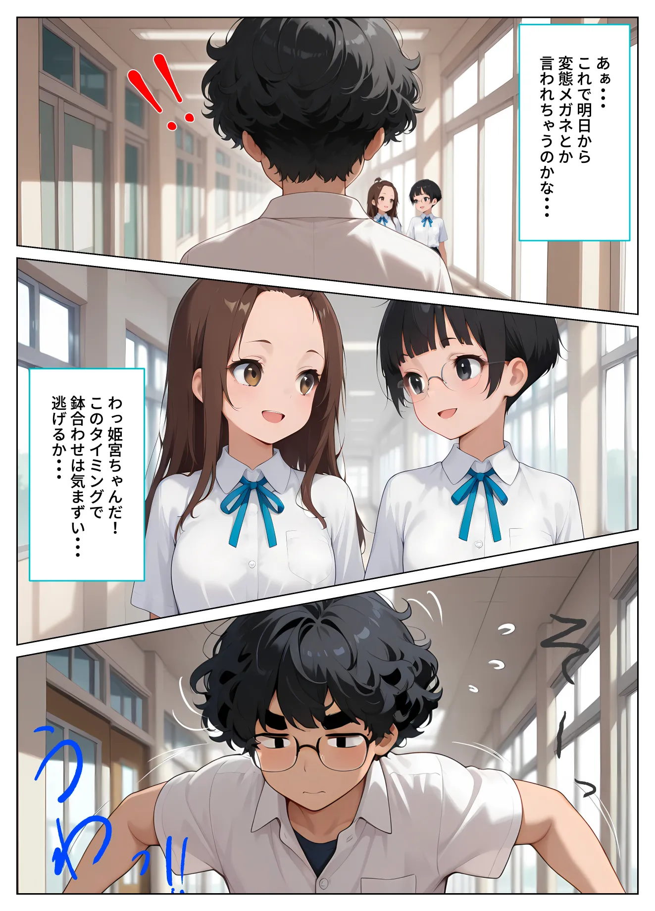 童貞モブがハーレム主人公になるまであと100日〜ぼっちメガネにイカされて〜 - 13ページ