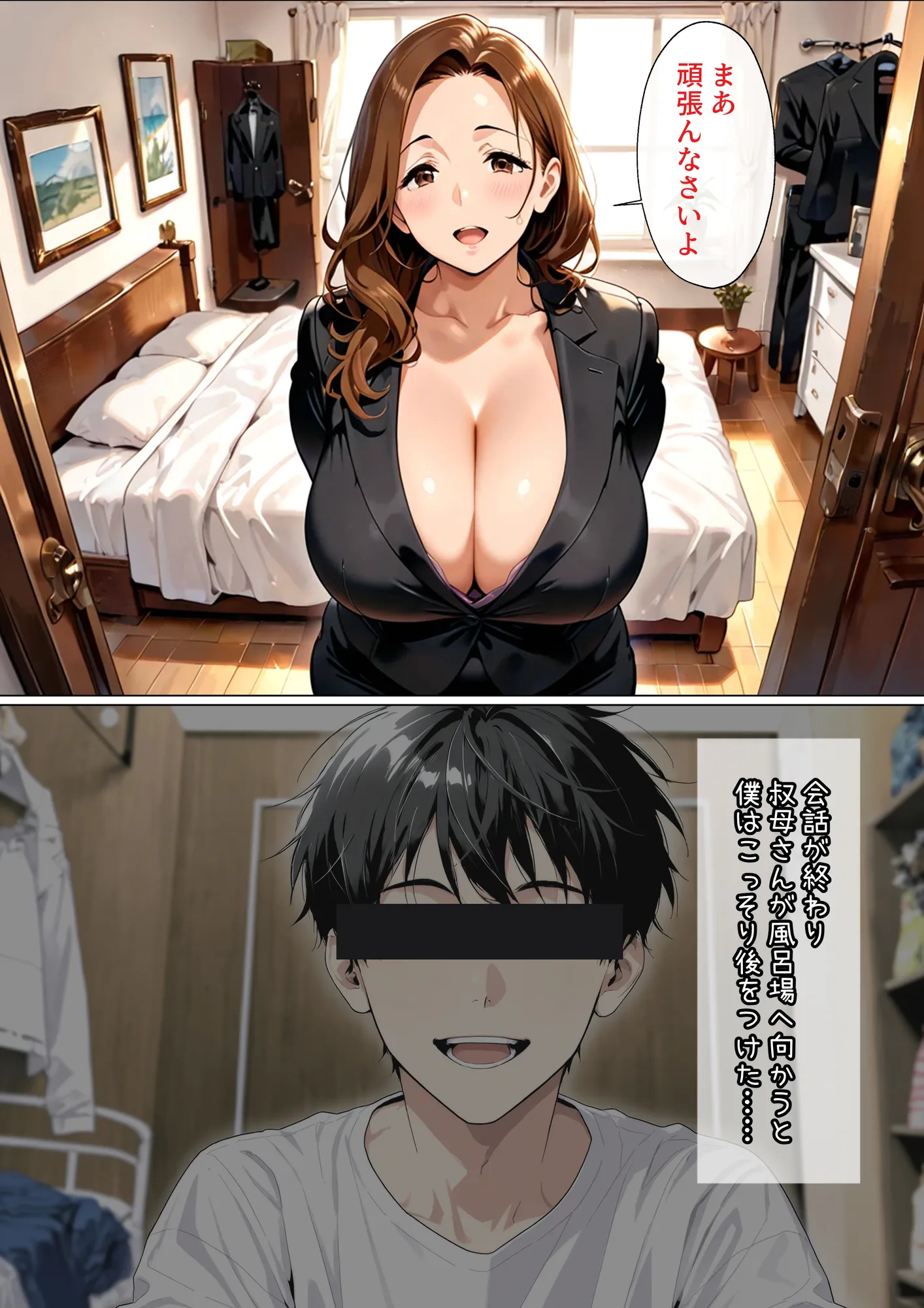 親戚の叔母さんの家に居候したら中出し交尾できちゃった話 - 5ページ