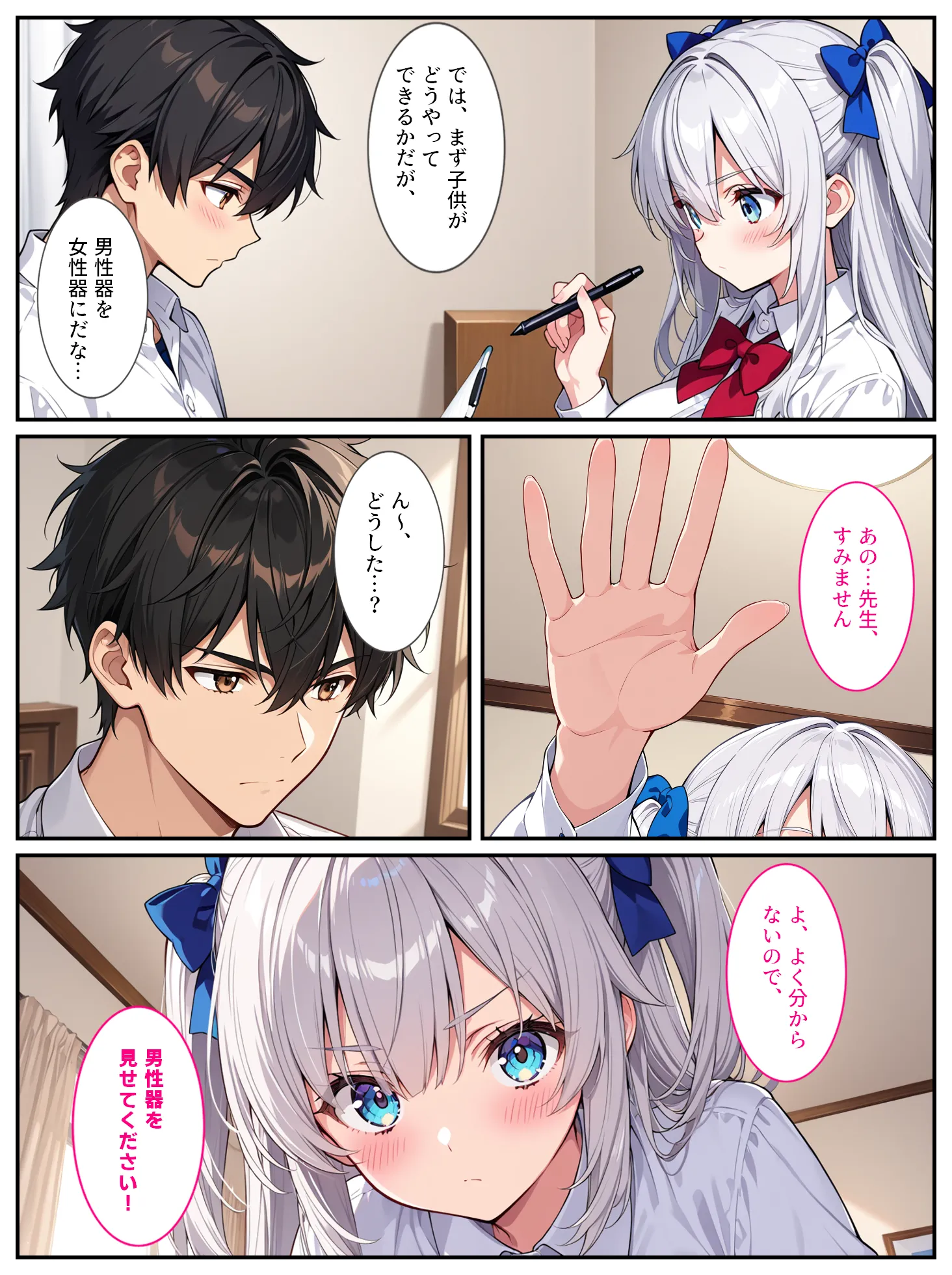 清純無垢な爆乳女子校生を性教育の実習で孕ませちゃいました! - 10ページ