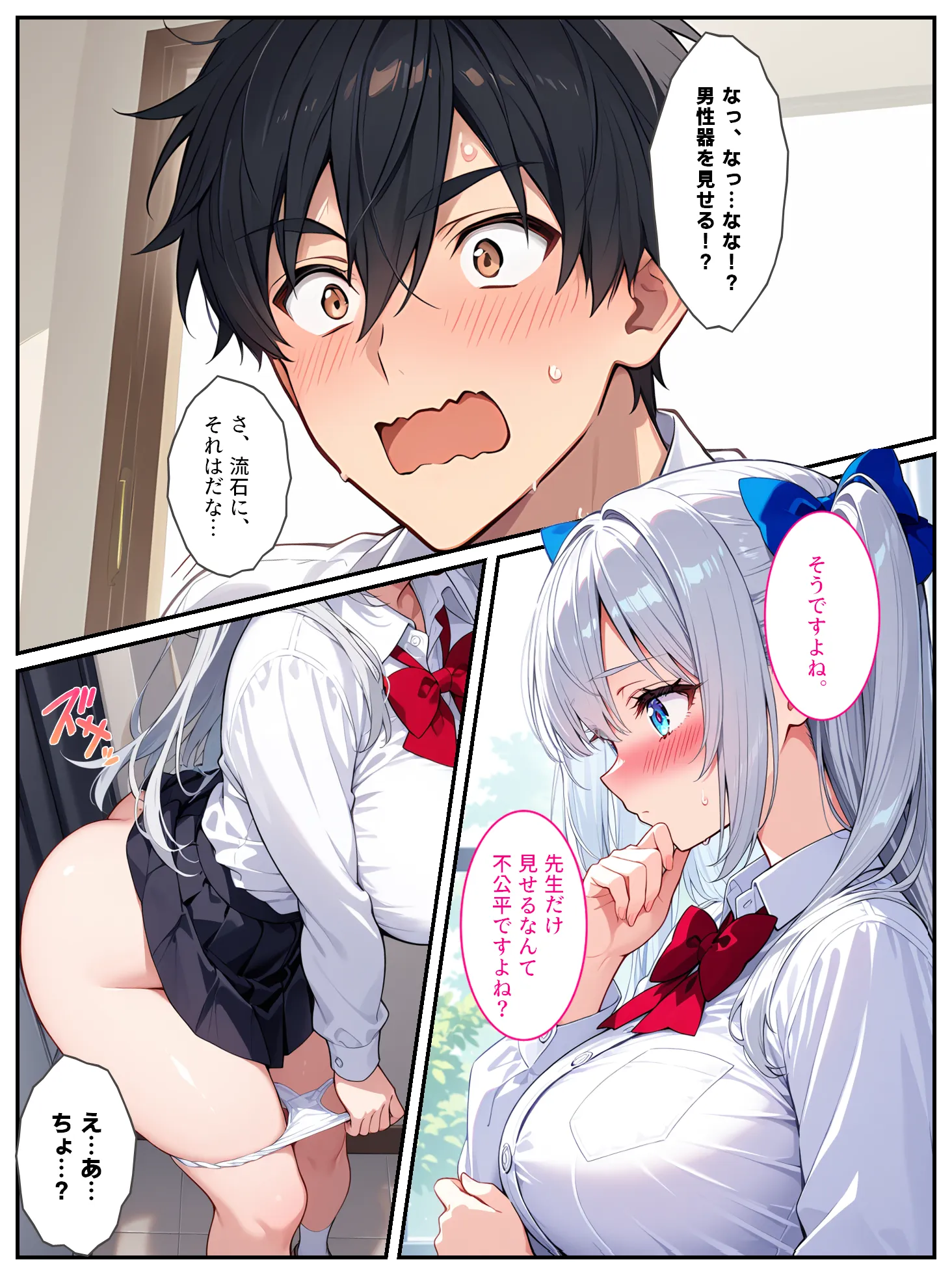 清純無垢な爆乳女子校生を性教育の実習で孕ませちゃいました! - 11ページ