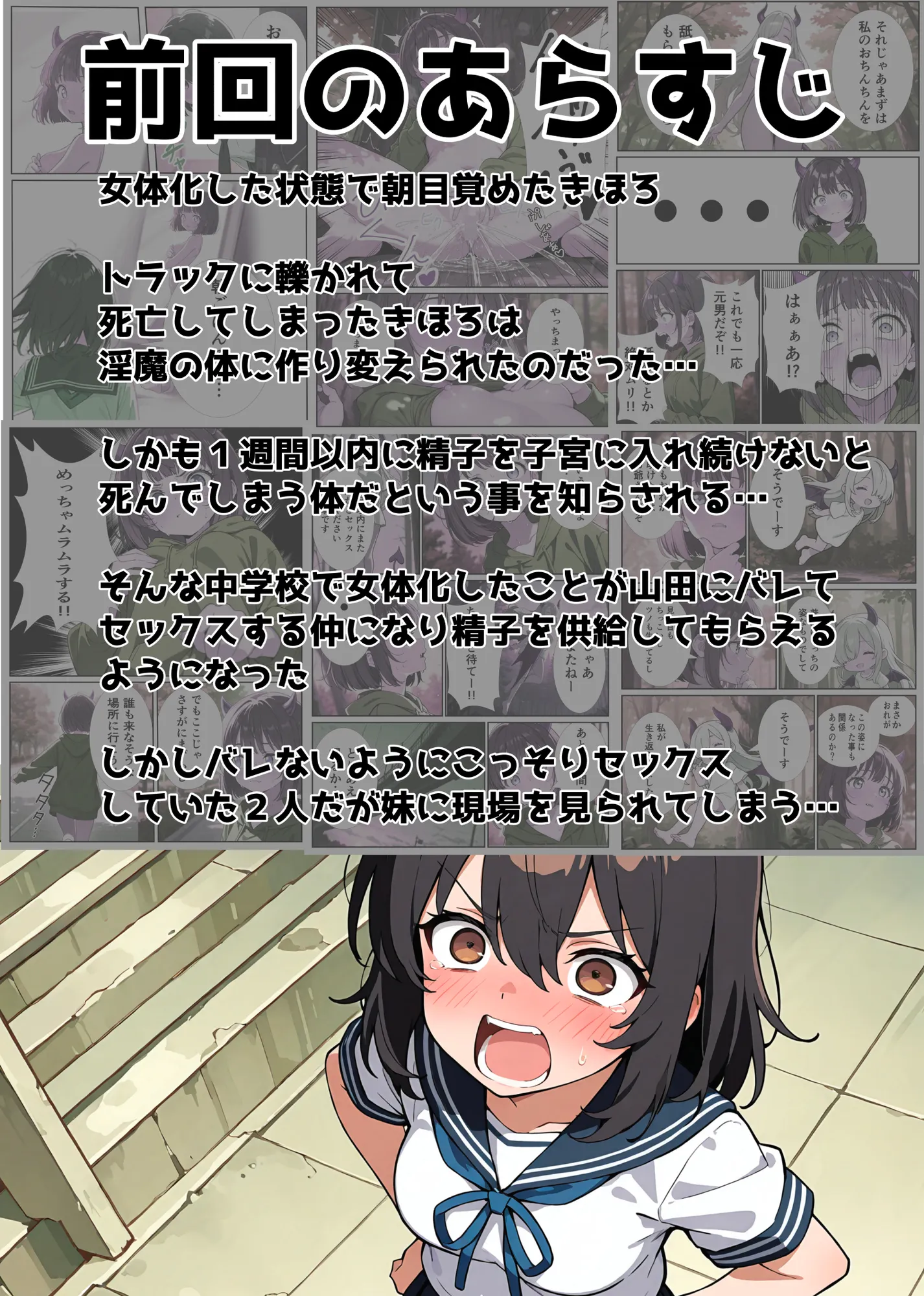 突然淫魔に女体化したおれがブラコン妹にメス堕ちさせられる話 - 3ページ