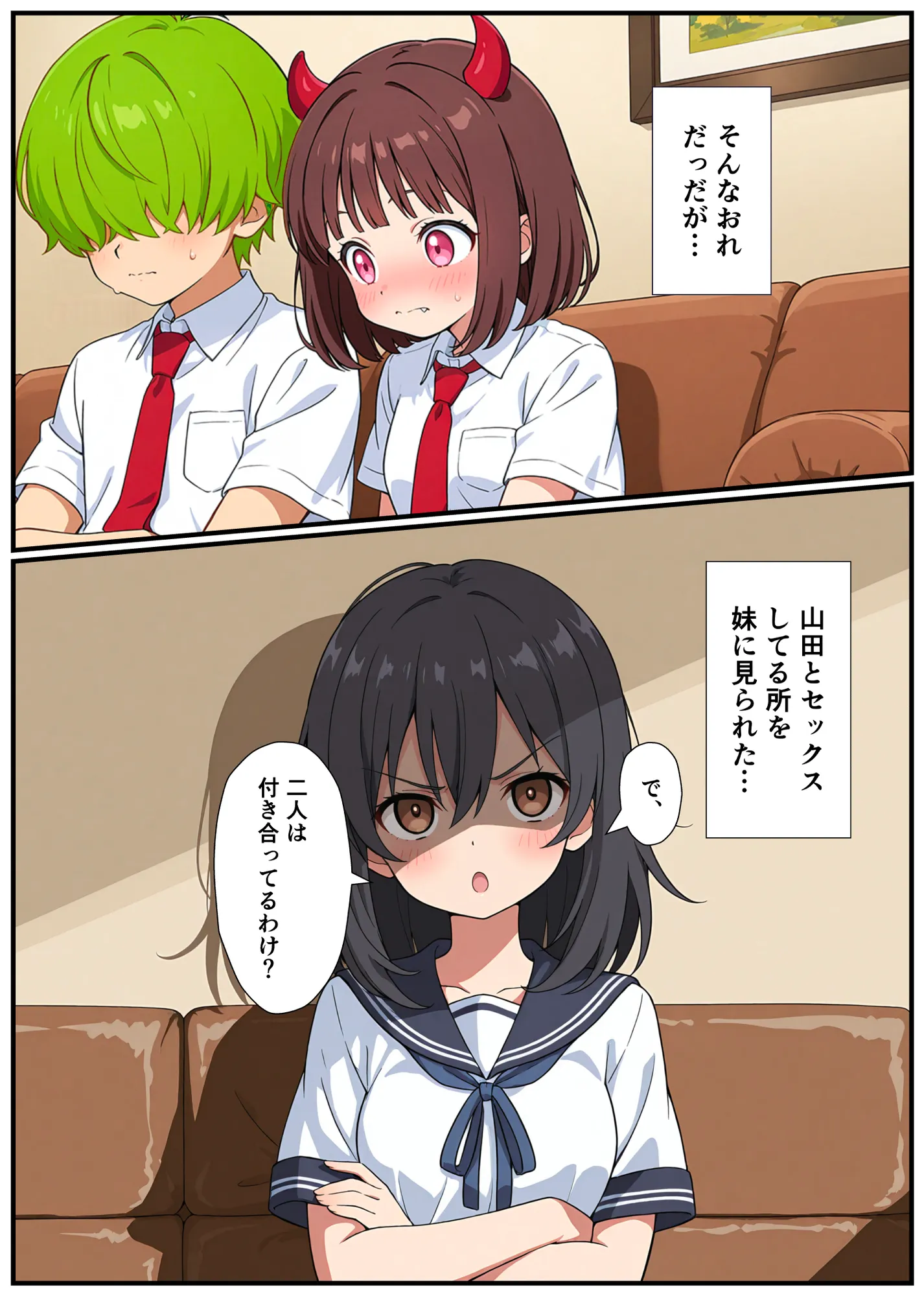 突然淫魔に女体化したおれがブラコン妹にメス堕ちさせられる話 - 5ページ