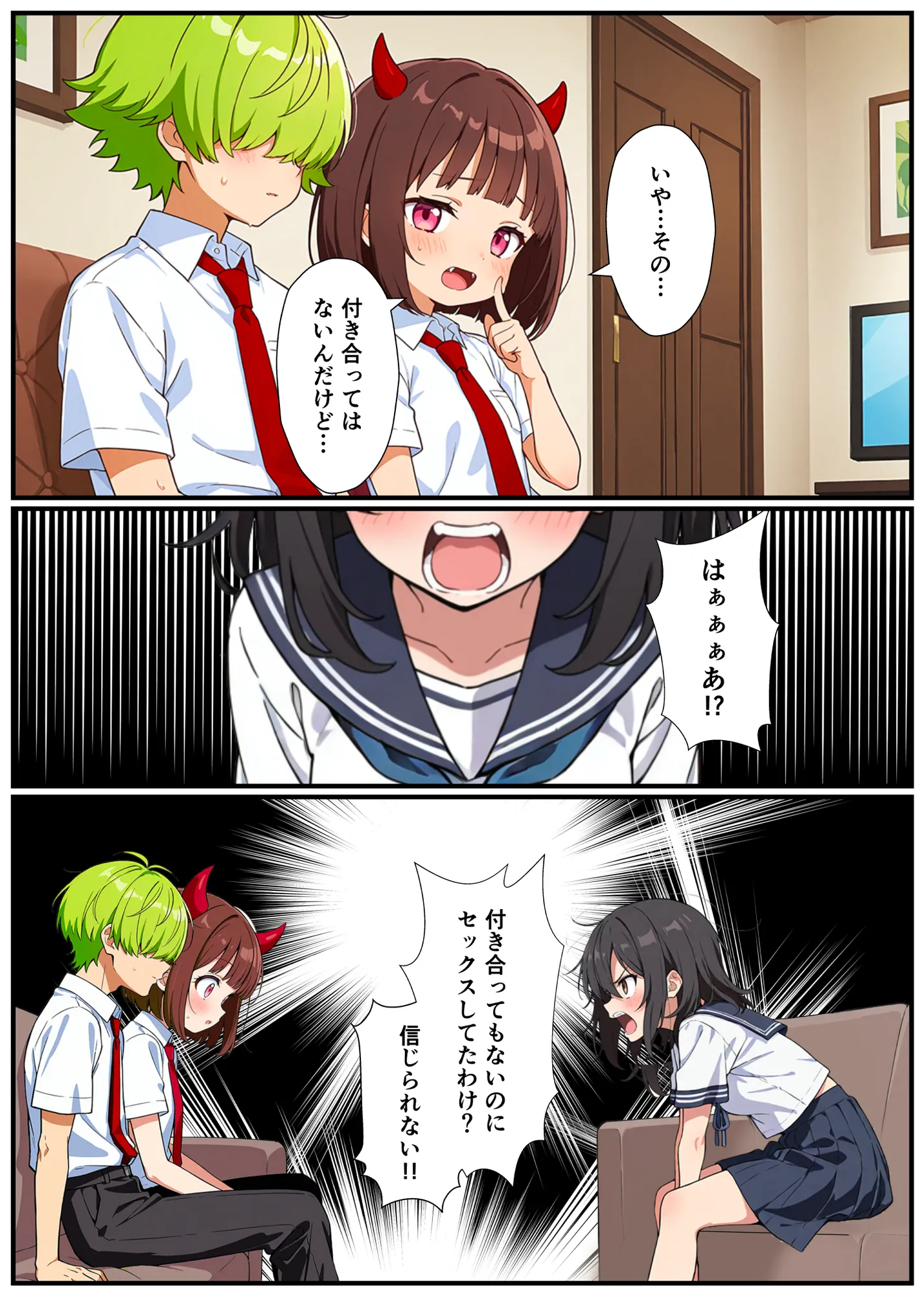 突然淫魔に女体化したおれがブラコン妹にメス堕ちさせられる話 - 6ページ