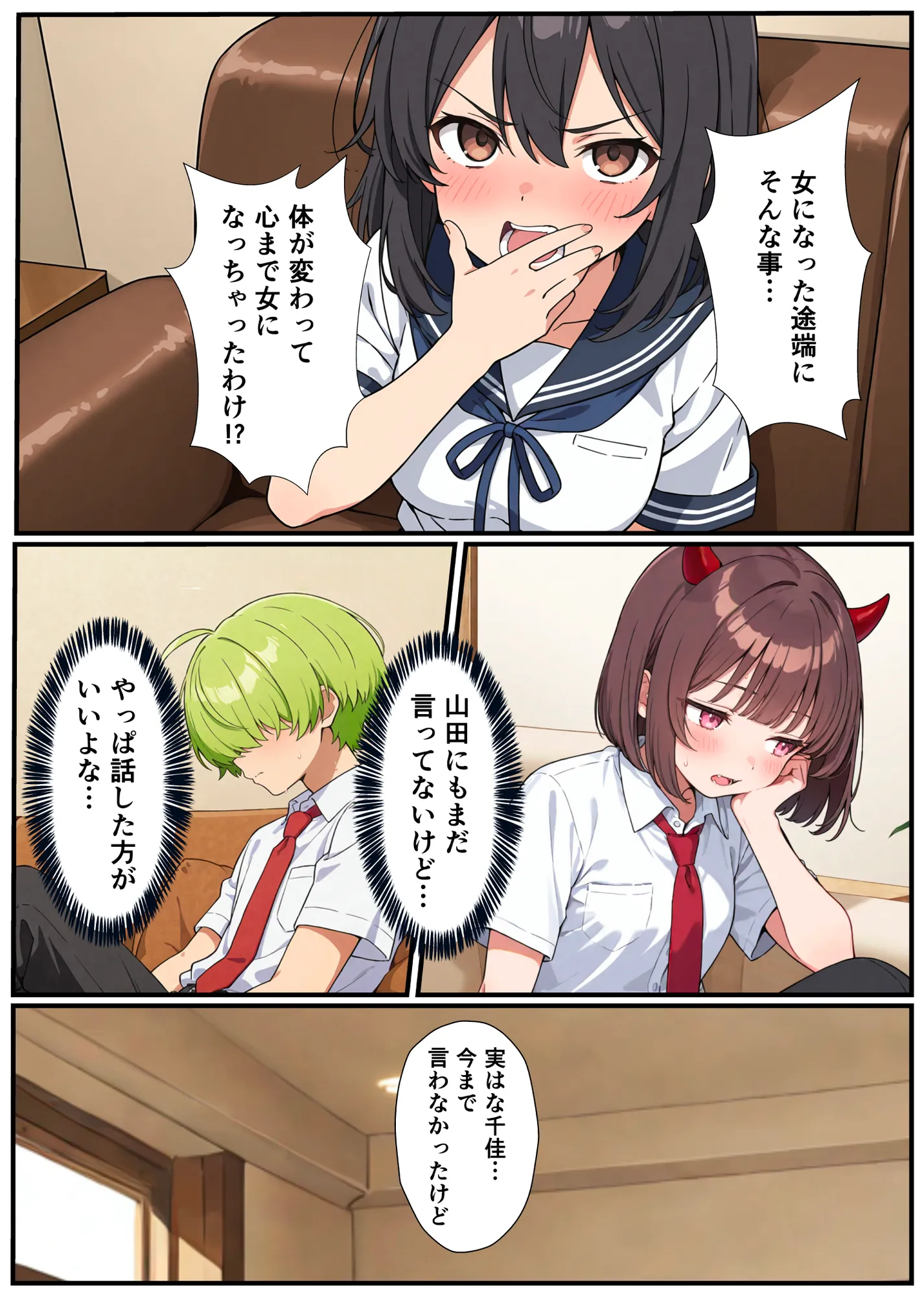 突然淫魔に女体化したおれがブラコン妹にメス堕ちさせられる話 - 7ページ