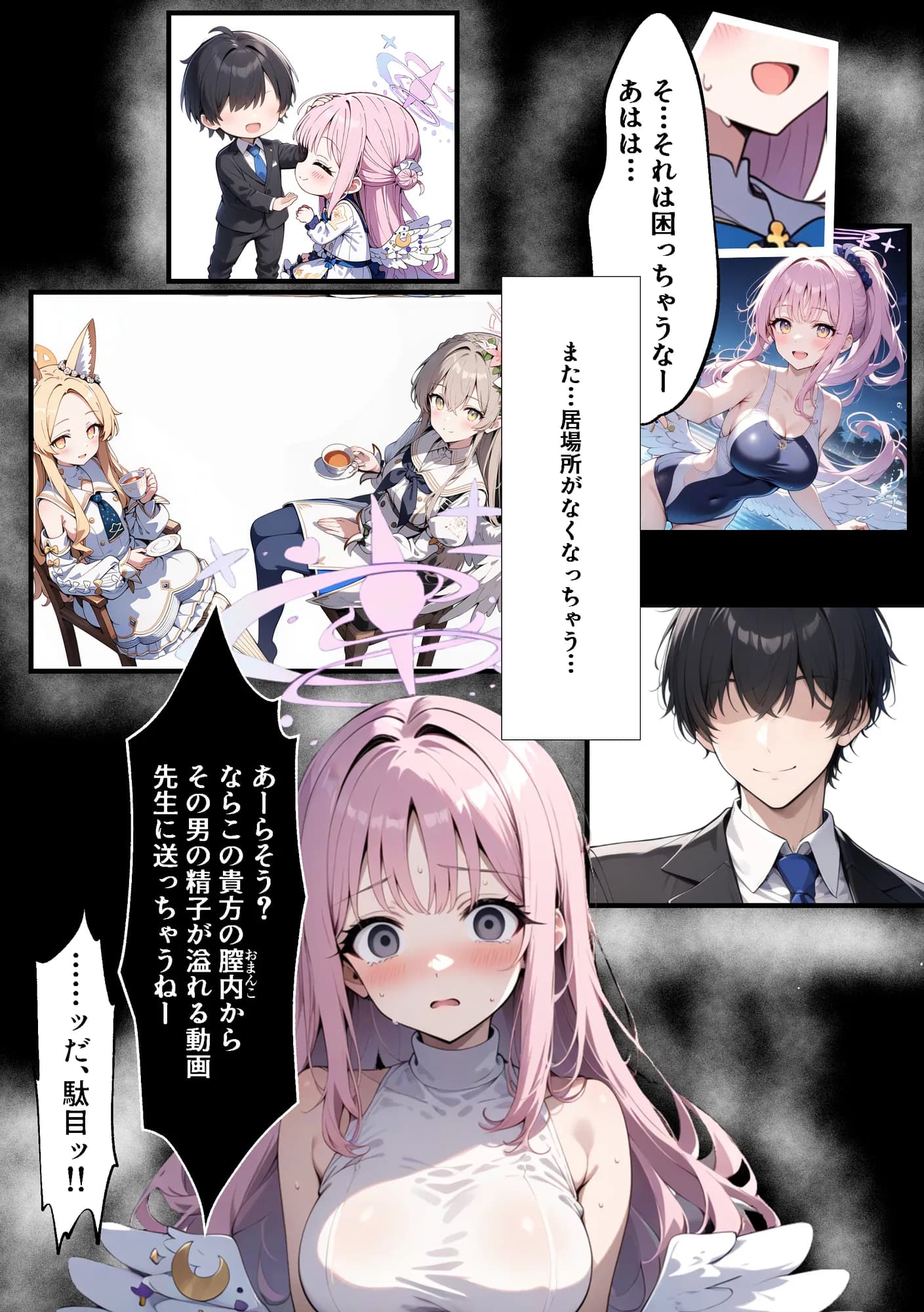 ティーパーティーのお姫様が用務員のおっさんに寝取られる話 〜ミカNTR〜 - 43ページ