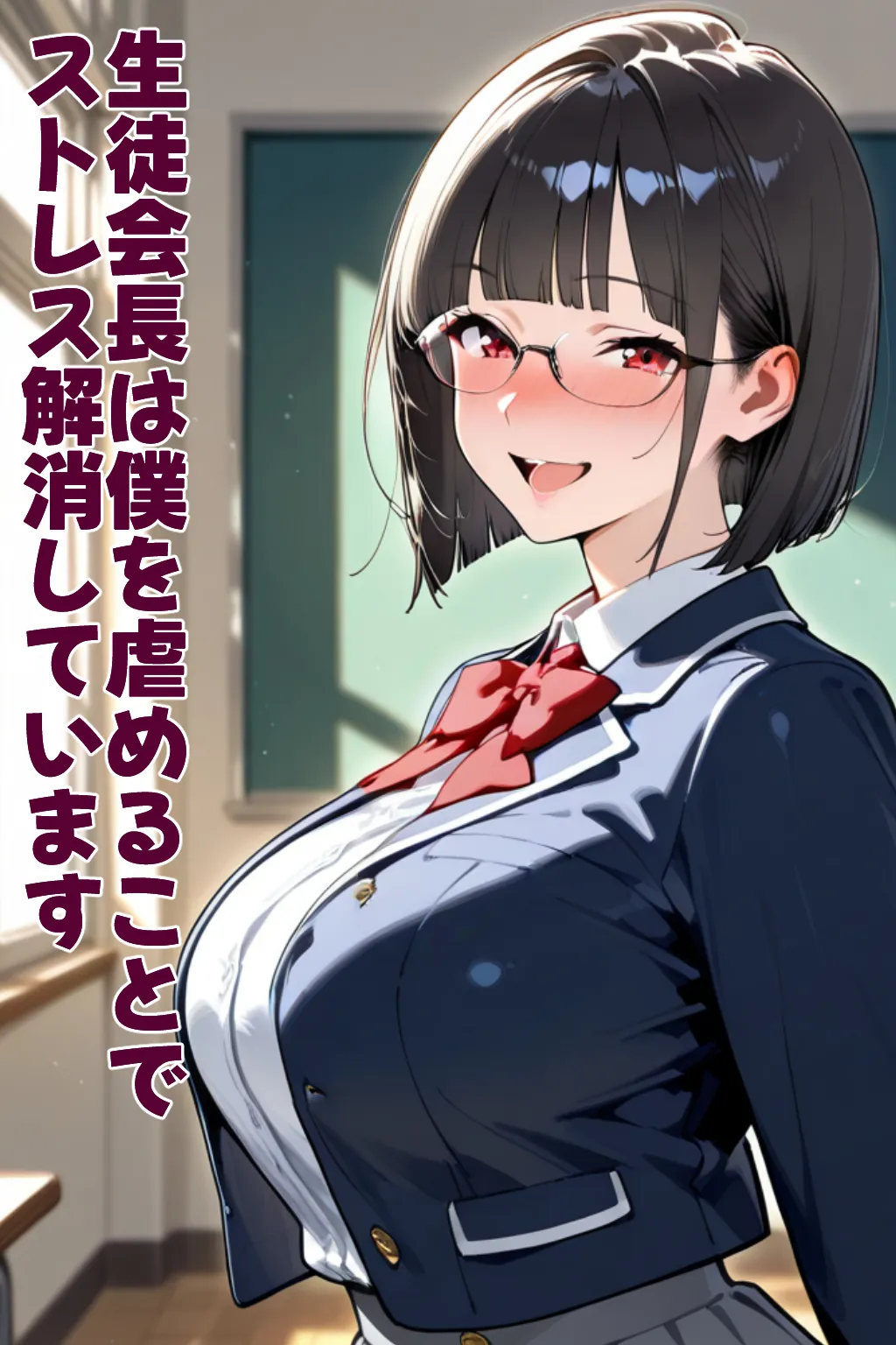 生徒会長は僕を虐めることでストレス解消しています - 1ページ