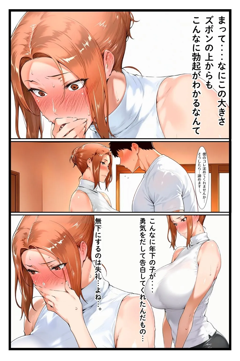 年下童貞のデカチンポに悦ぶ京香ノ事情 - 4ページ