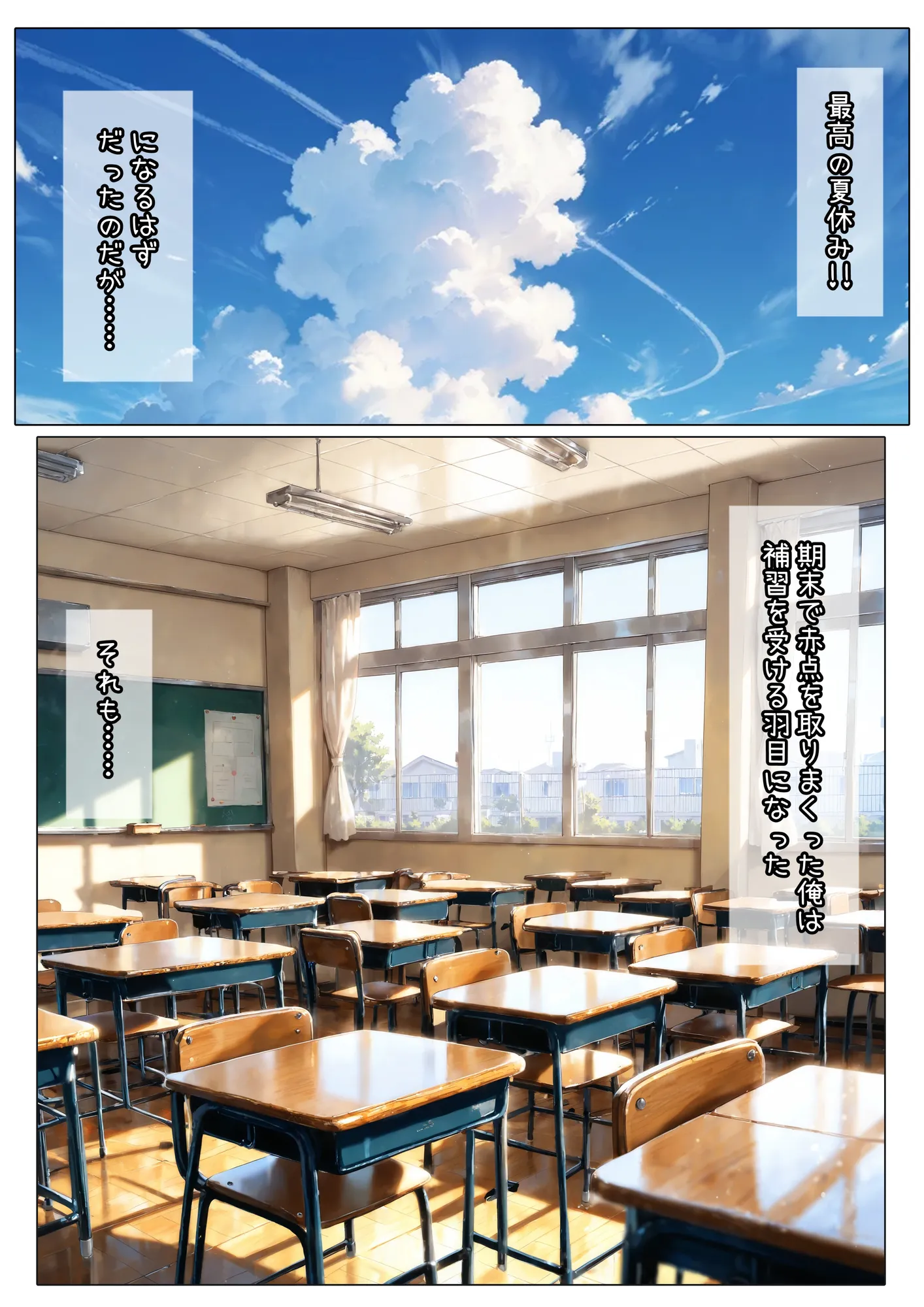 ギャルと二人きりで補習を受けたら、そりゃエロいことになる - 2ページ