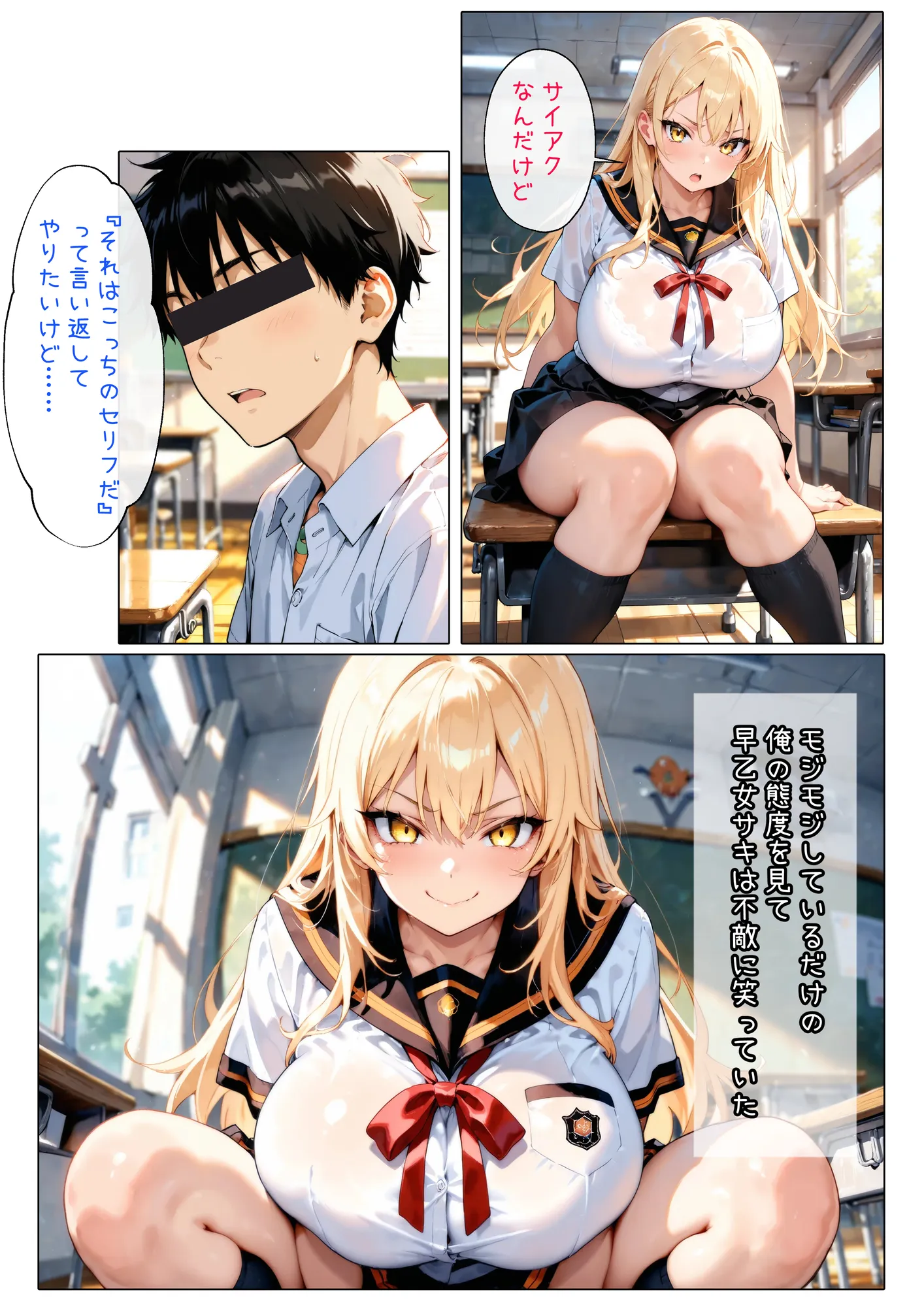 ギャルと二人きりで補習を受けたら、そりゃエロいことになる - 4ページ