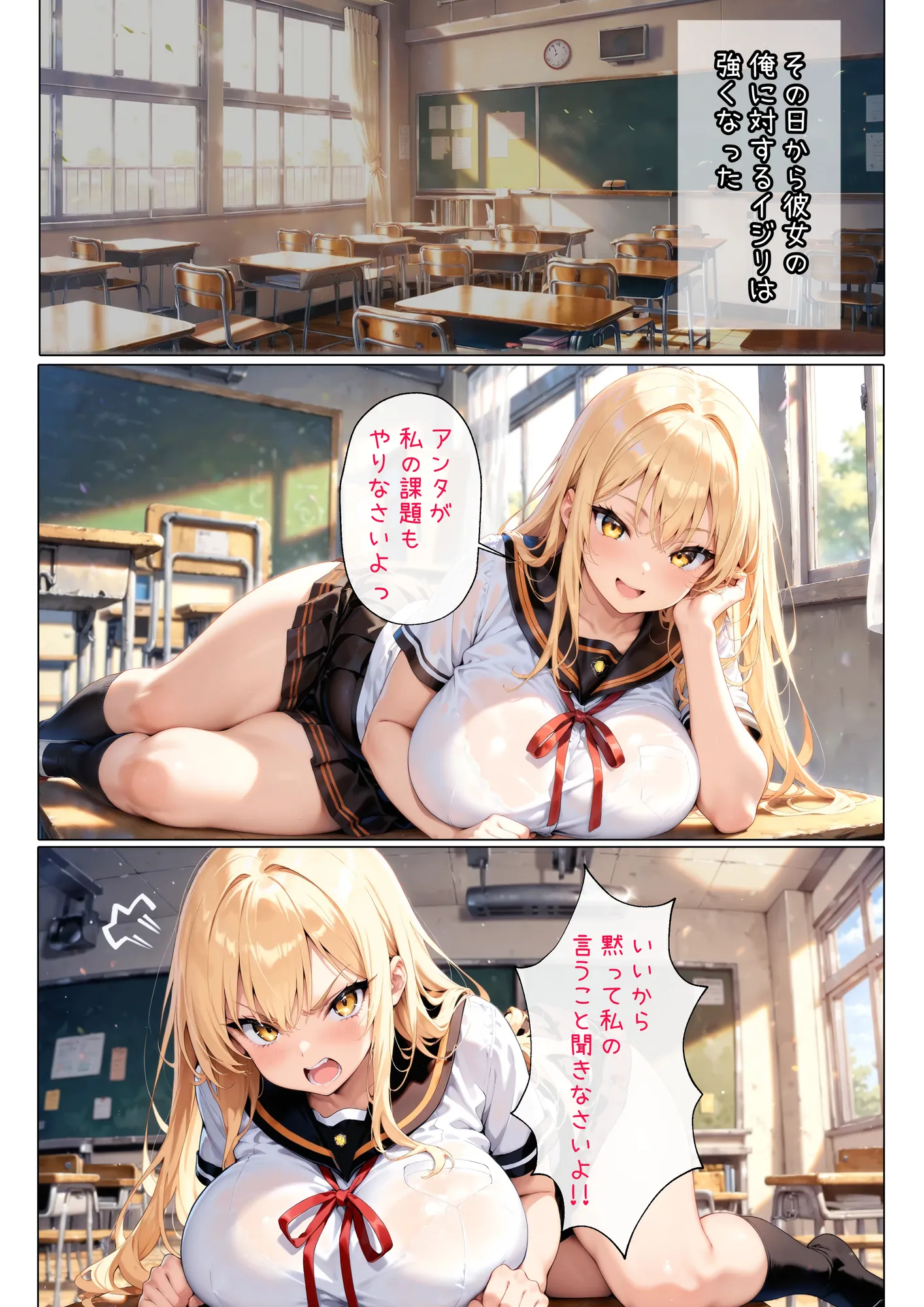 ギャルと二人きりで補習を受けたら、そりゃエロいことになる - 5ページ