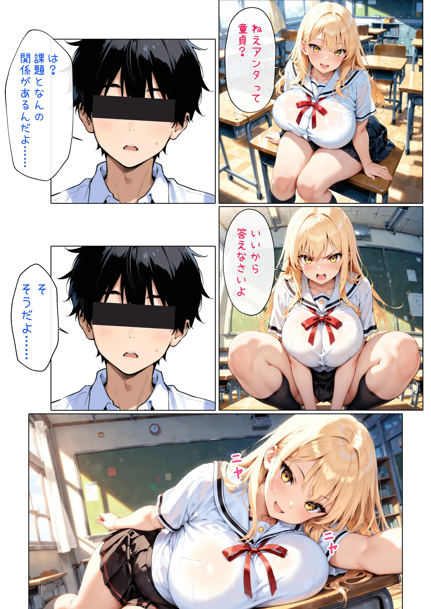 ギャルと二人きりで補習を受けたら、そりゃエロいことになる - 6ページ