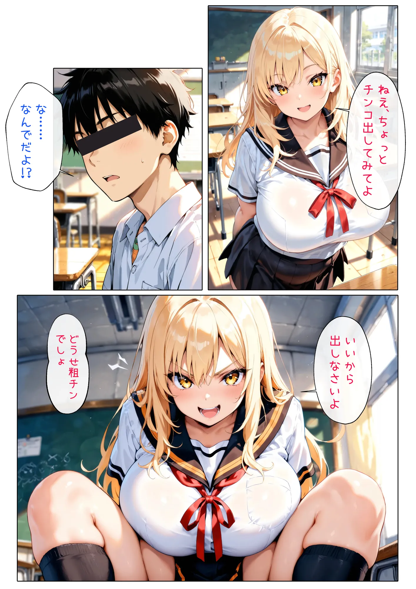 ギャルと二人きりで補習を受けたら、そりゃエロいことになる - 7ページ