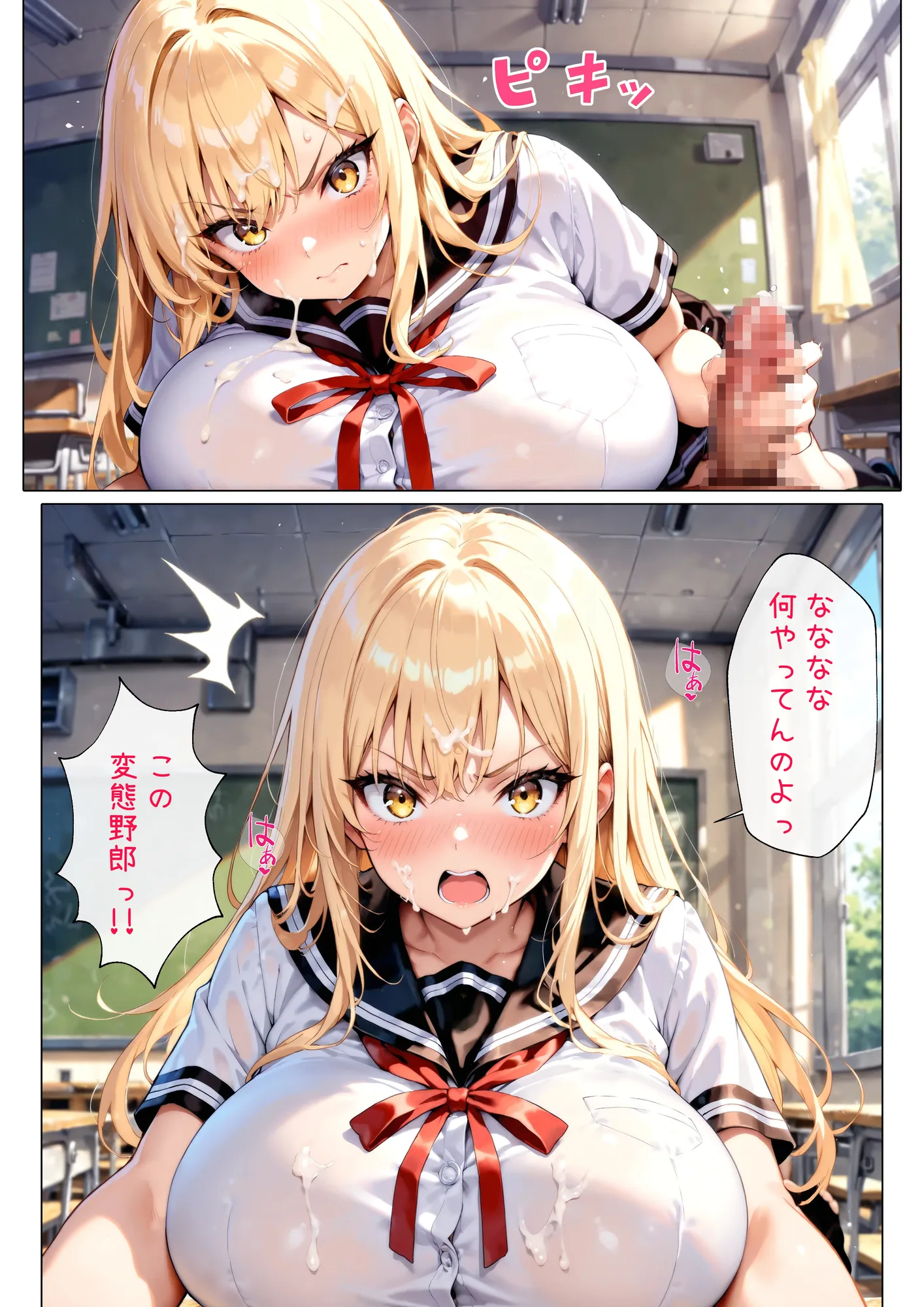 ギャルと二人きりで補習を受けたら、そりゃエロいことになる - 12ページ