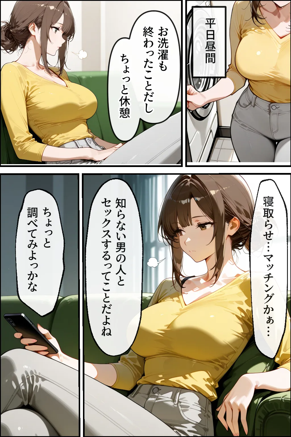 寝取らせマッチングにハマった妻 - 8ページ