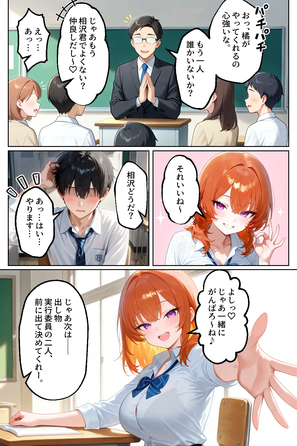 家出してきたクラスの人気ギャルが彼女になったら文化祭で何度も中出しHさせてくれた話 - 3ページ