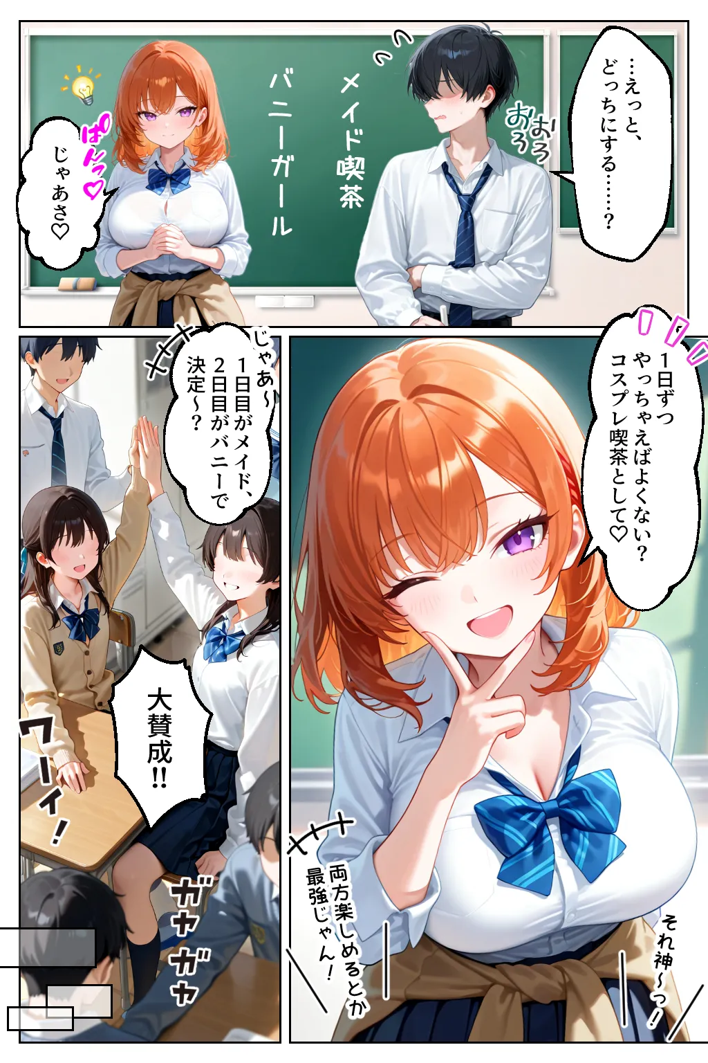 家出してきたクラスの人気ギャルが彼女になったら文化祭で何度も中出しHさせてくれた話 - 5ページ