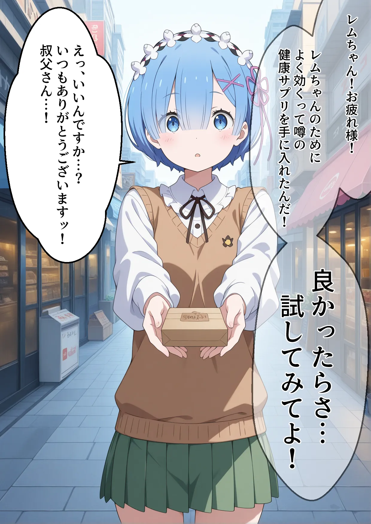 睡眠薬で眠らせたレムにやりたい放題【睡眠姦】 - 1ページ