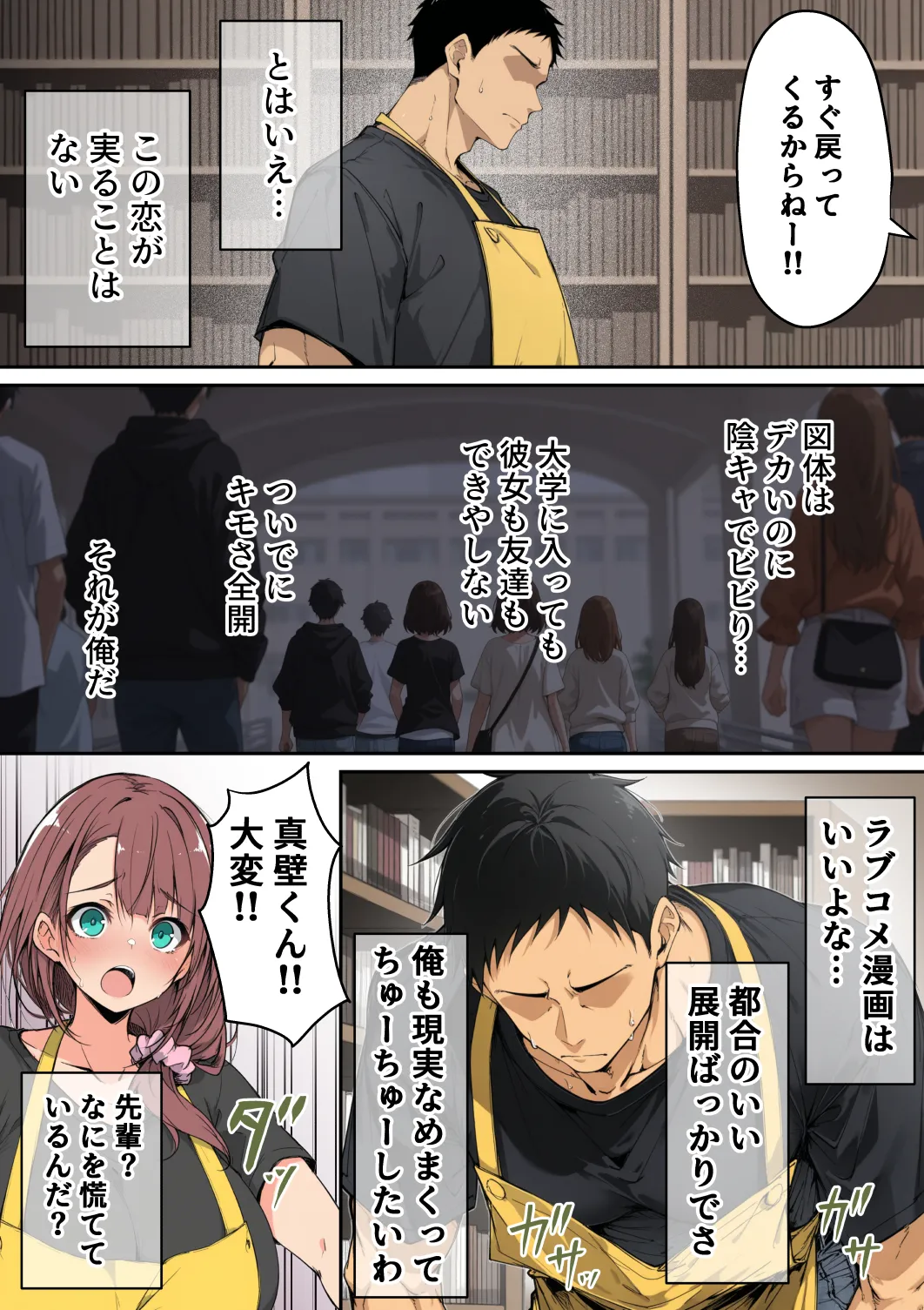 ずっと好きだった先輩から彼氏の相談をされるので、エロ同人を教えたら性指導することになった話 - 6ページ