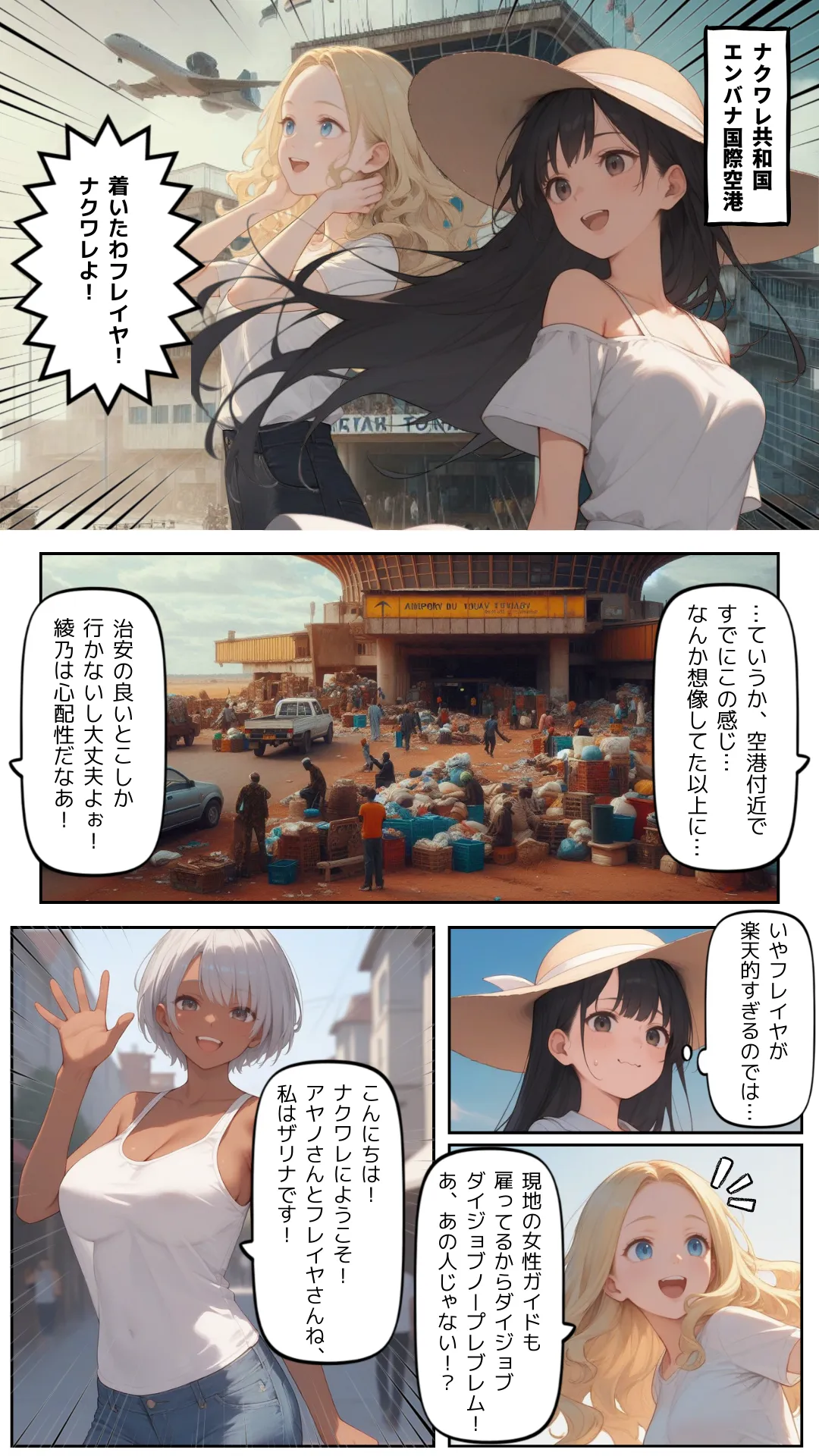 現地ガイドに騙されて〜貧困国で監禁レ●プされる日本と北欧の旅行大好きJD〜 - 1ページ