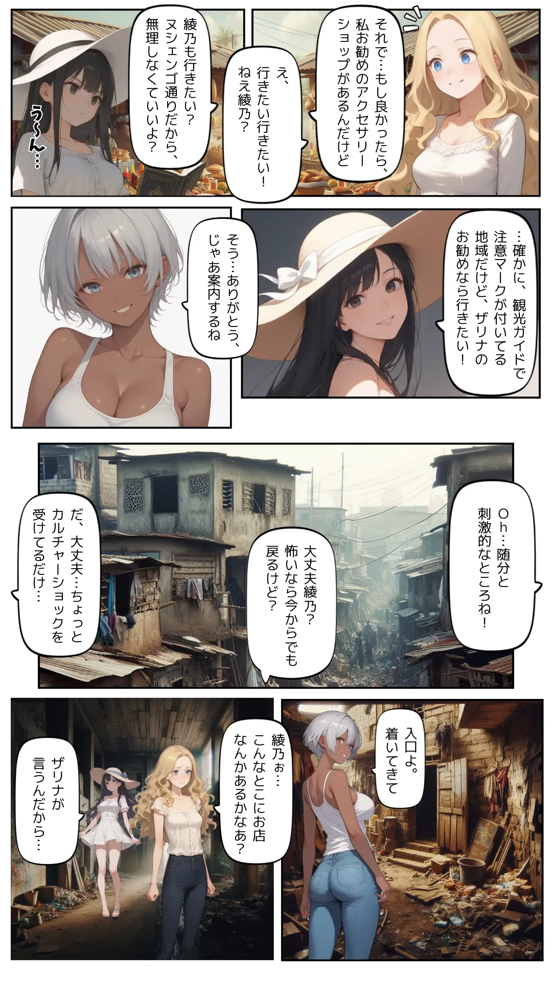 現地ガイドに騙されて〜貧困国で監禁レ●プされる日本と北欧の旅行大好きJD〜 - 4ページ