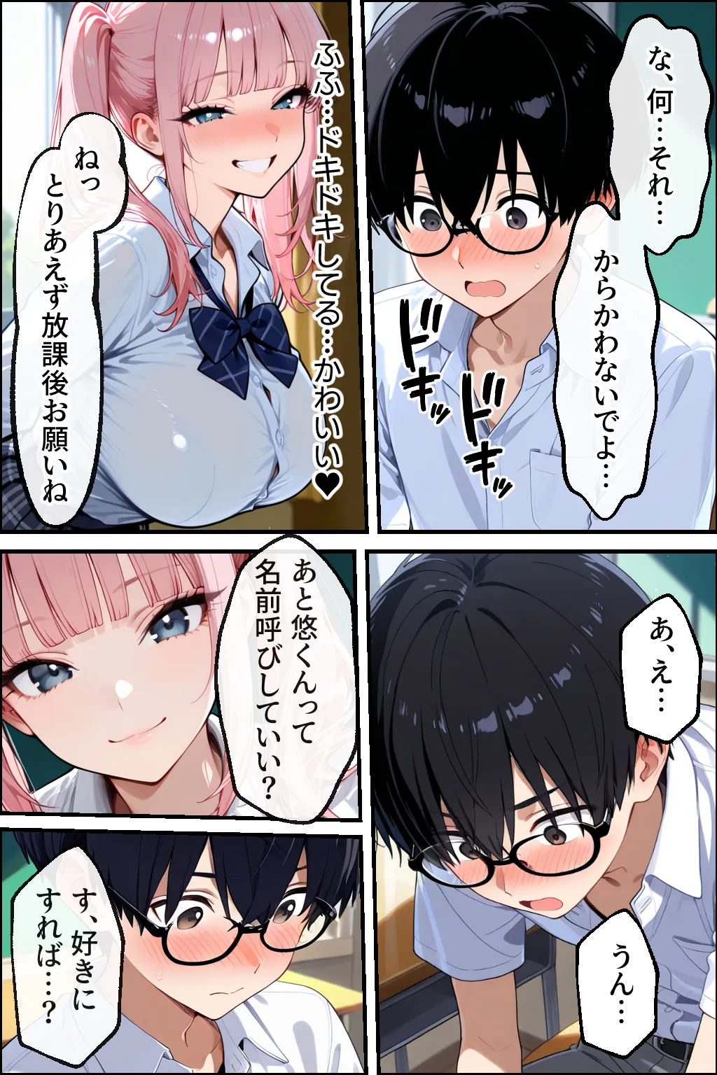 勉強のお礼は口実で本当は隣の男子といちゃらぶセックスしたいギャル - 6ページ