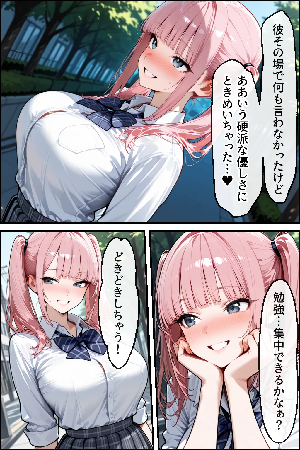 勉強のお礼は口実で本当は隣の男子といちゃらぶセックスしたいギャル - 9ページ