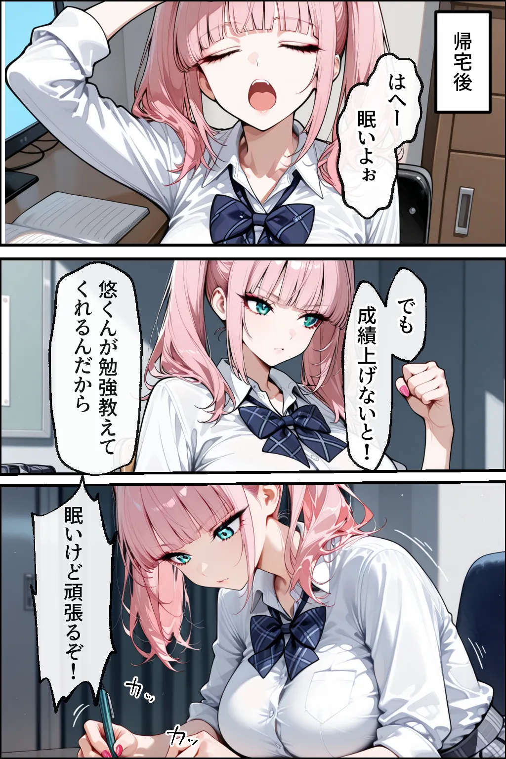 勉強のお礼は口実で本当は隣の男子といちゃらぶセックスしたいギャル - 13ページ