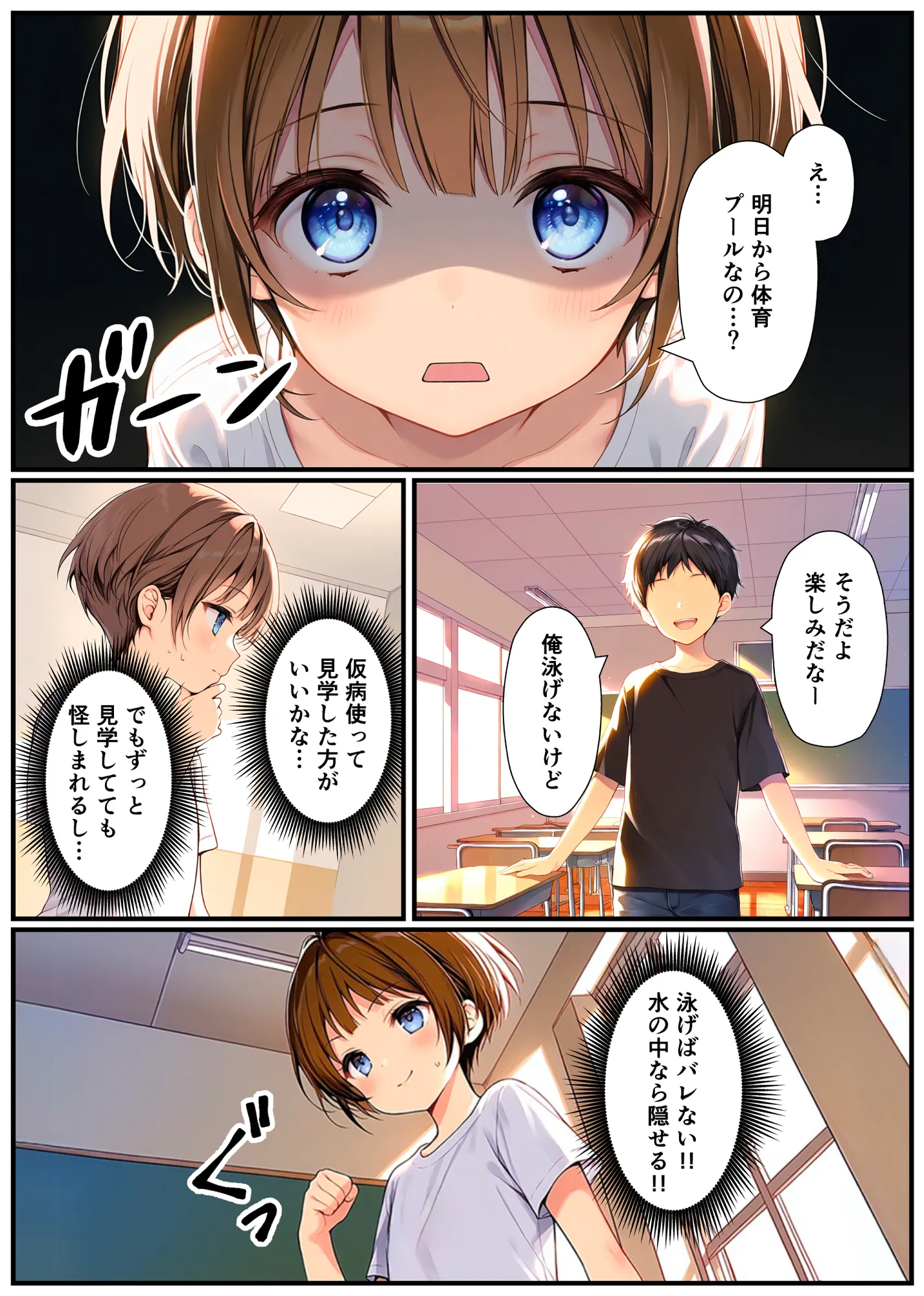 子宮誕生〜女の子になった体でセックスに溺れる学校生活〜 - 4ページ