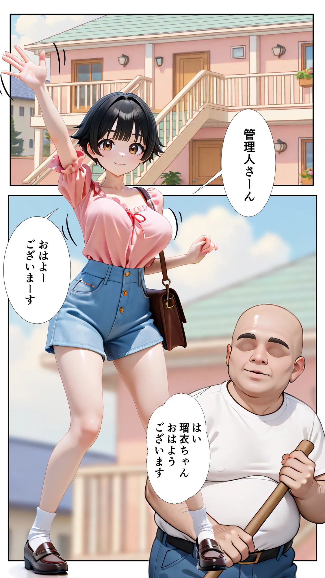 おぢさんに犯られた女〜家賃滞納編 - 1ページ