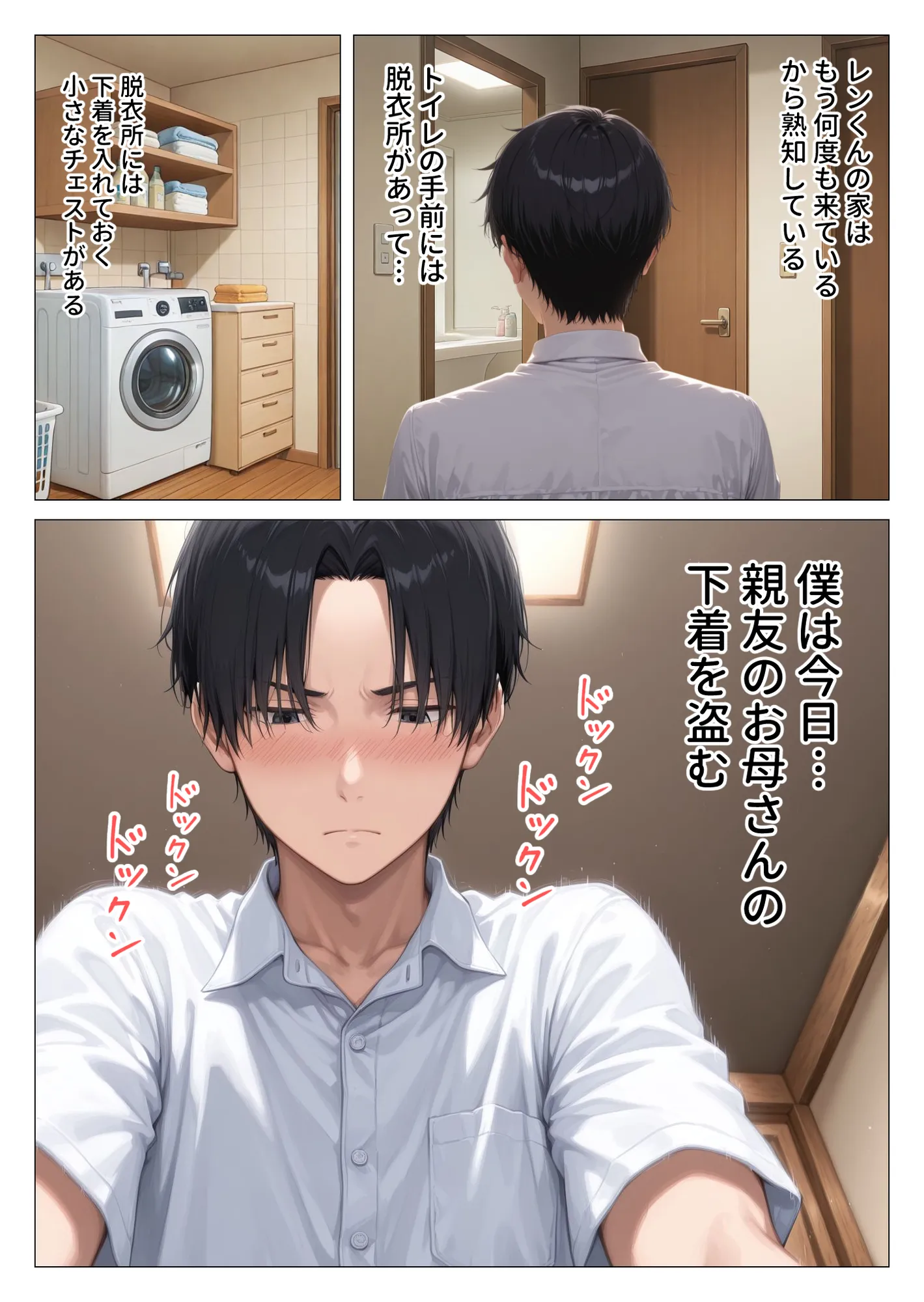 美巨乳黒ギャル人妻のむちむち濃厚甘サド生H 〜憧れの親友ママに筆おろししてもらう話〜 - 6ページ