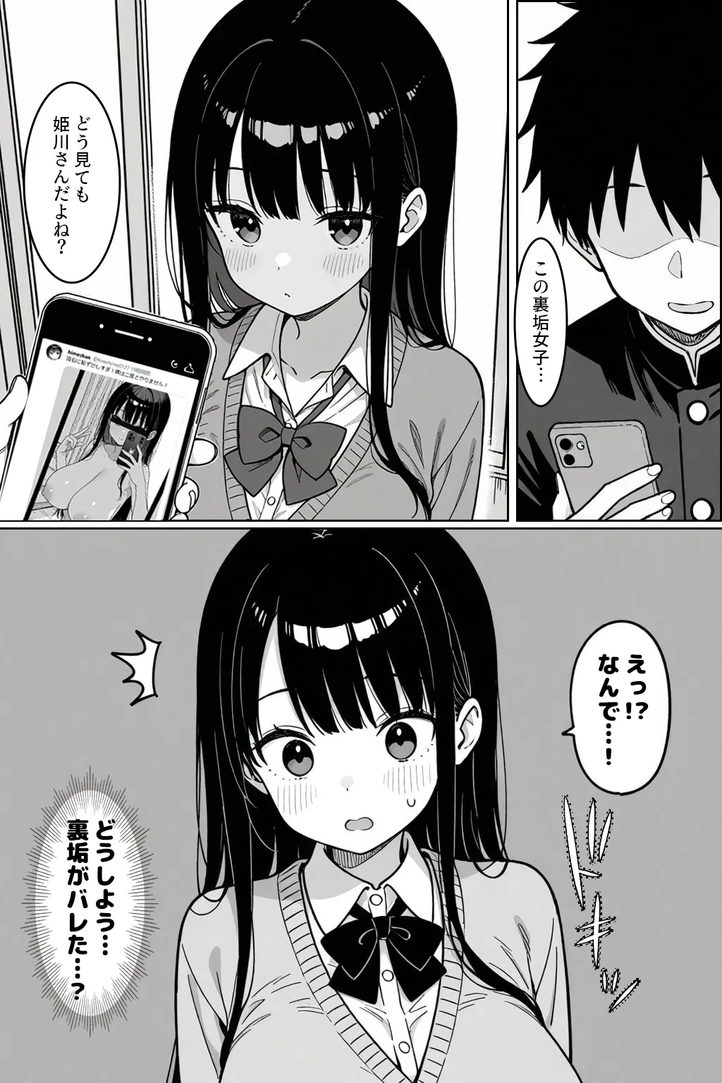 黒髪ロングで清楚なあの子が裏垢バレして専用肉オナホにされる話 - 12ページ