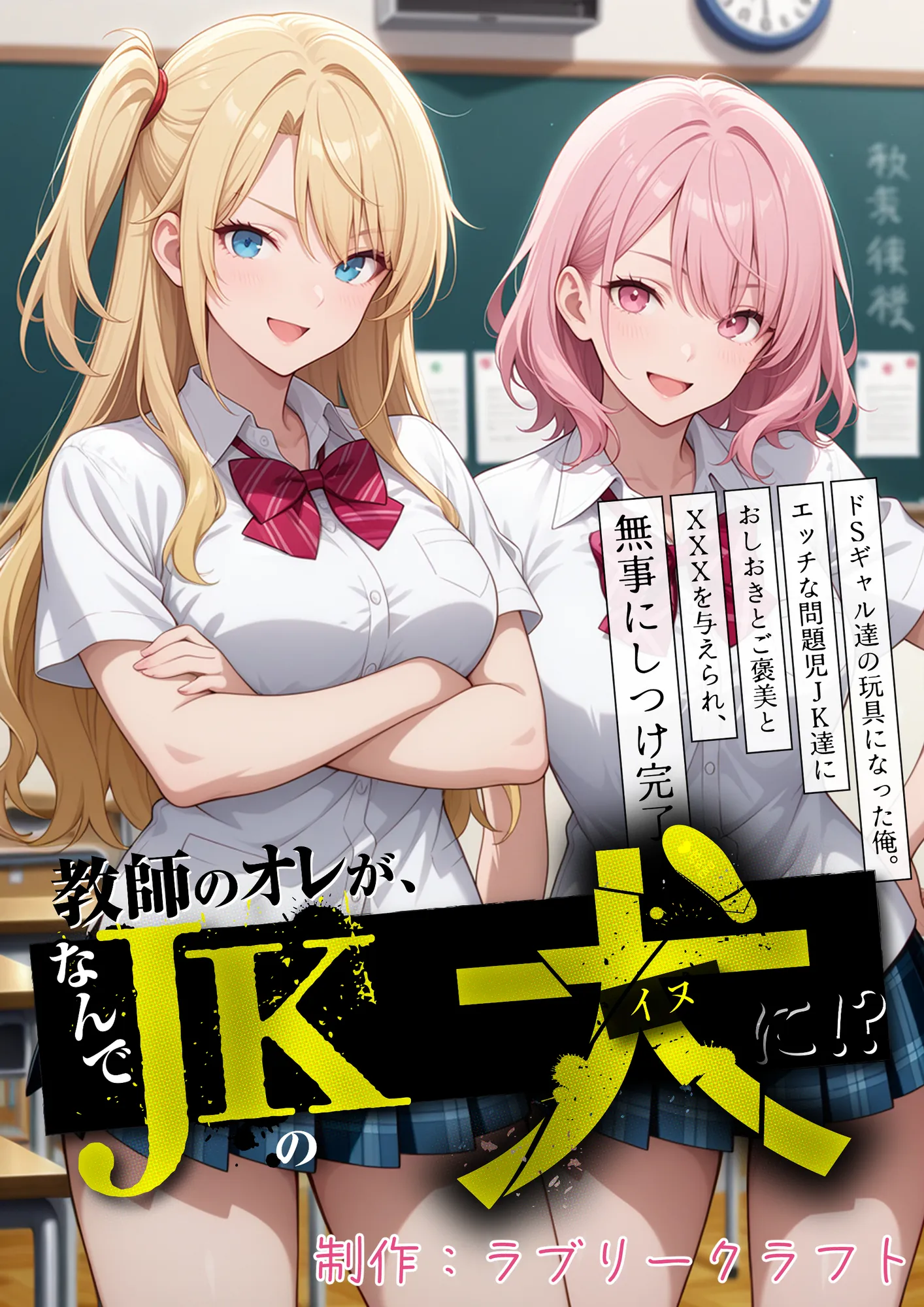 教師の俺が、なんでJKの犬に!?ドS問題児ギャル達の玩具にされ、エッチなおしおきとご褒美とXXXで無事にしつけ完了! - 1ページ