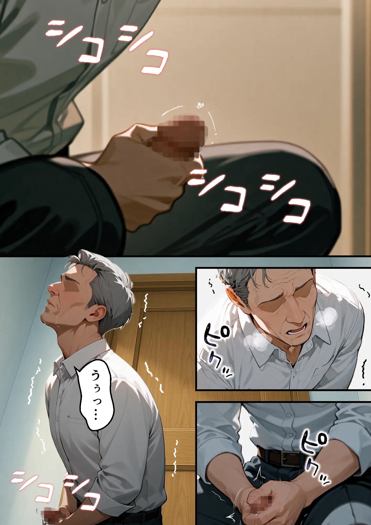 息子の嫁の巨乳で人生初パイズリすることになった義父の熱狂フル勃起 - 28ページ