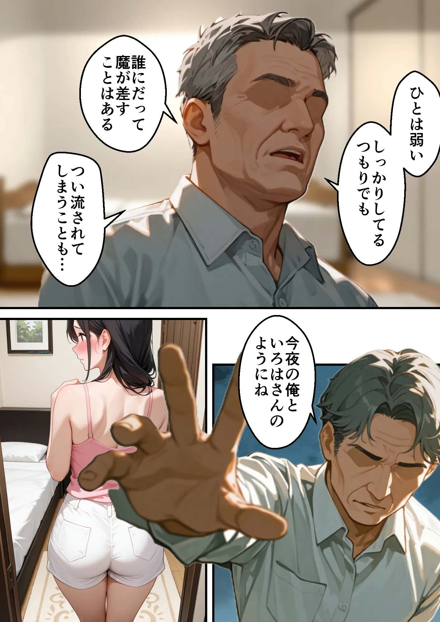 息子の嫁の巨乳で人生初パイズリすることになった義父の熱狂フル勃起 - 46ページ