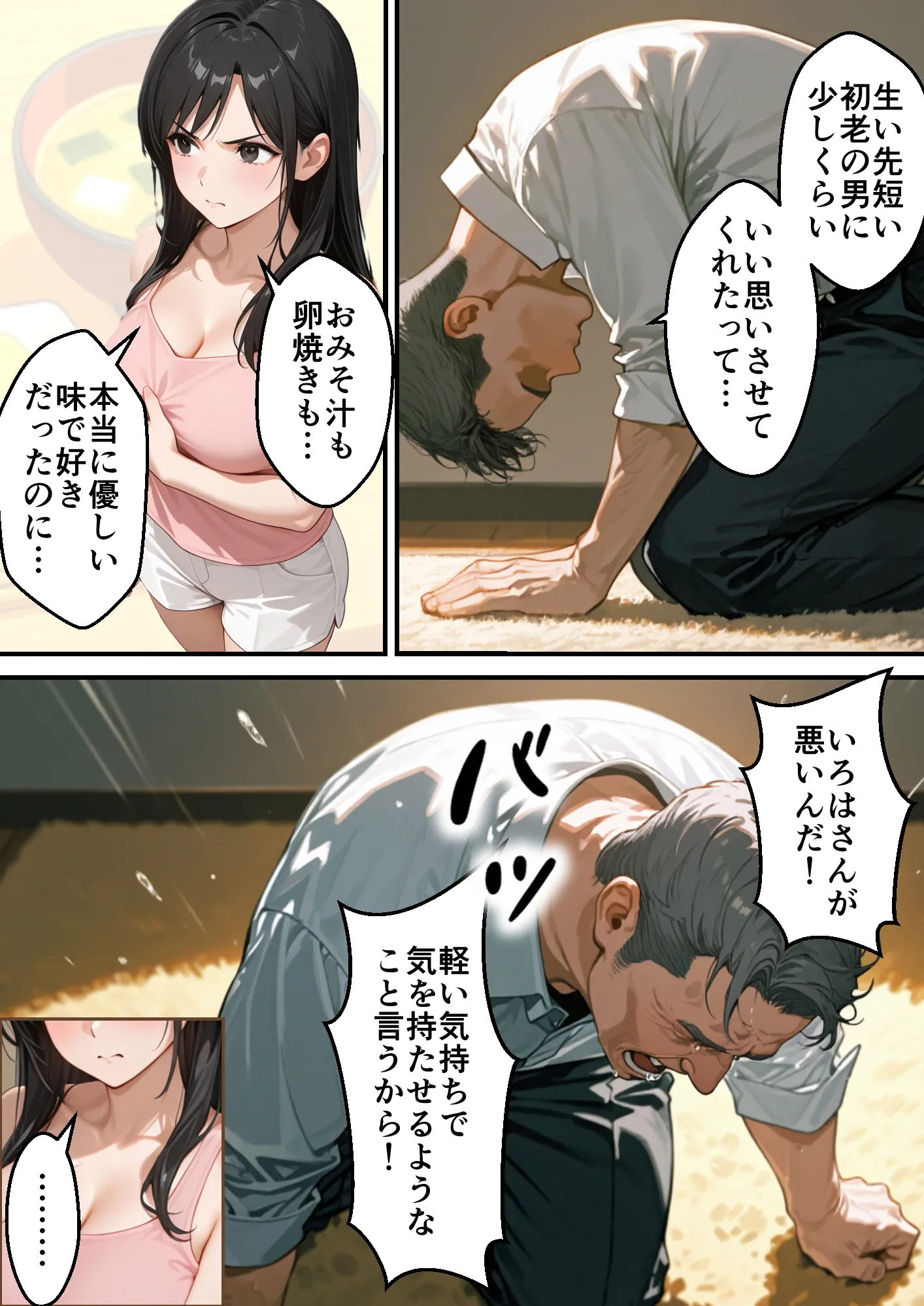 息子の嫁の巨乳で人生初パイズリすることになった義父の熱狂フル勃起 - 51ページ