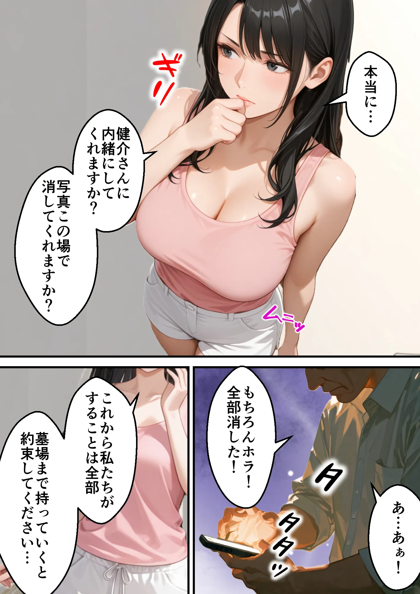 息子の嫁の巨乳で人生初パイズリすることになった義父の熱狂フル勃起 - 53ページ