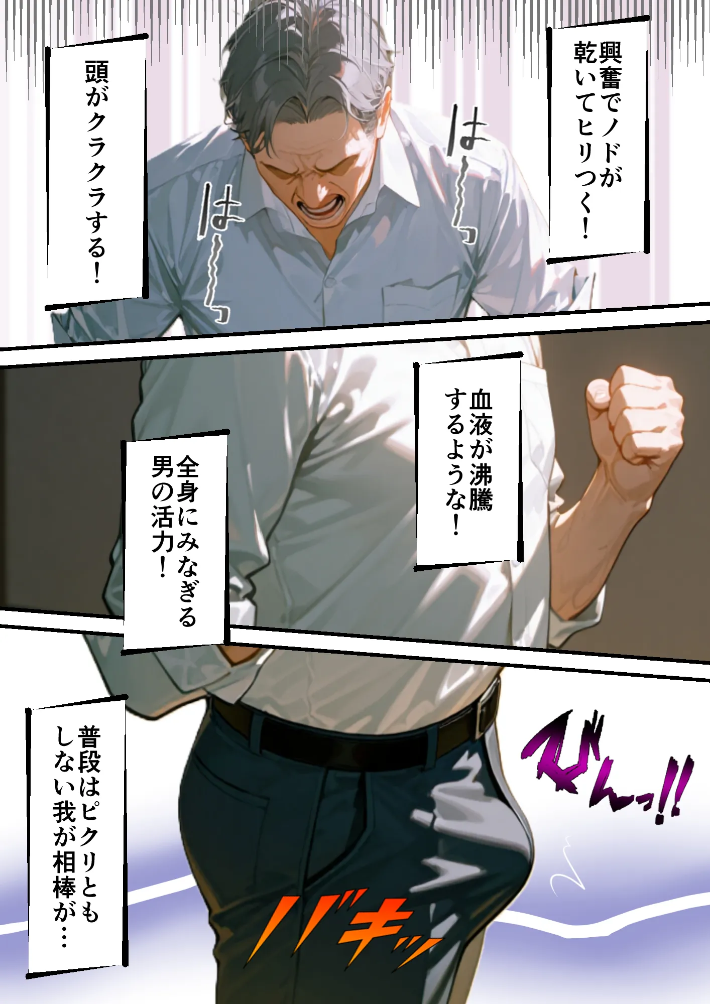 息子の嫁の巨乳で人生初パイズリすることになった義父の熱狂フル勃起 - 55ページ