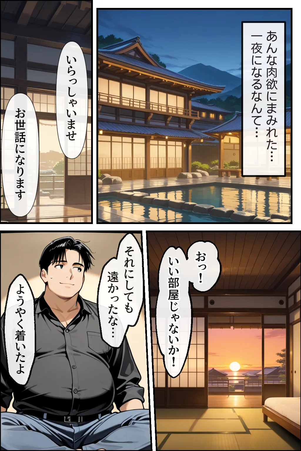 温泉旅館で妻をマッサージ師に寝取らせた話 人妻が肉欲に溺れた夜 - 4ページ