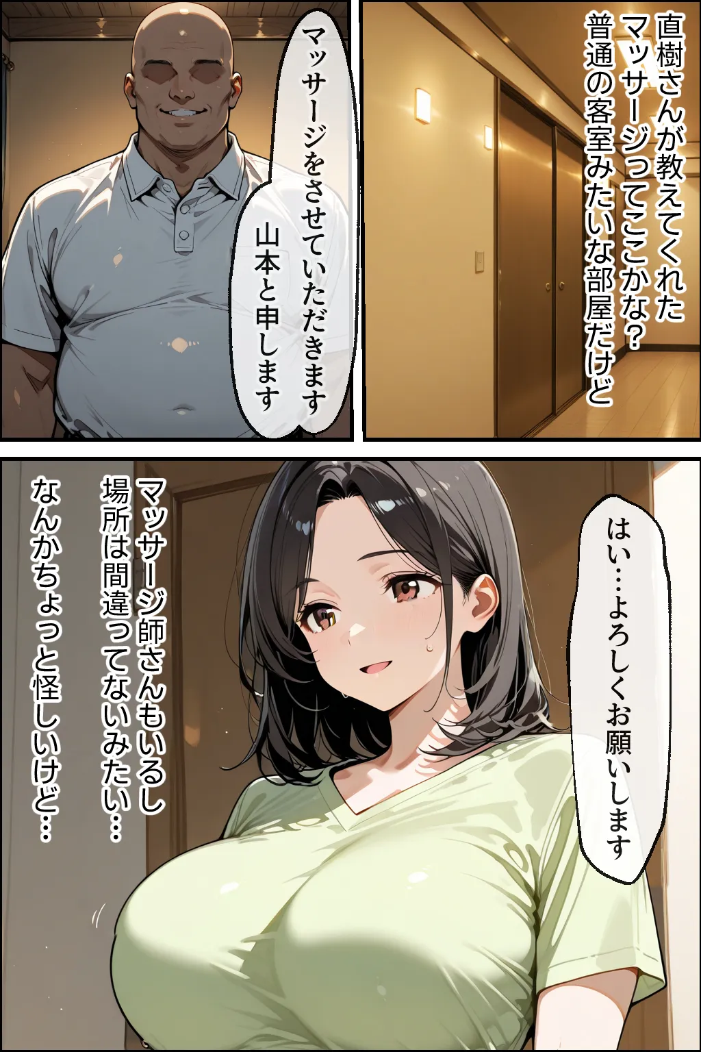 温泉旅館で妻をマッサージ師に寝取らせた話 人妻が肉欲に溺れた夜 - 6ページ