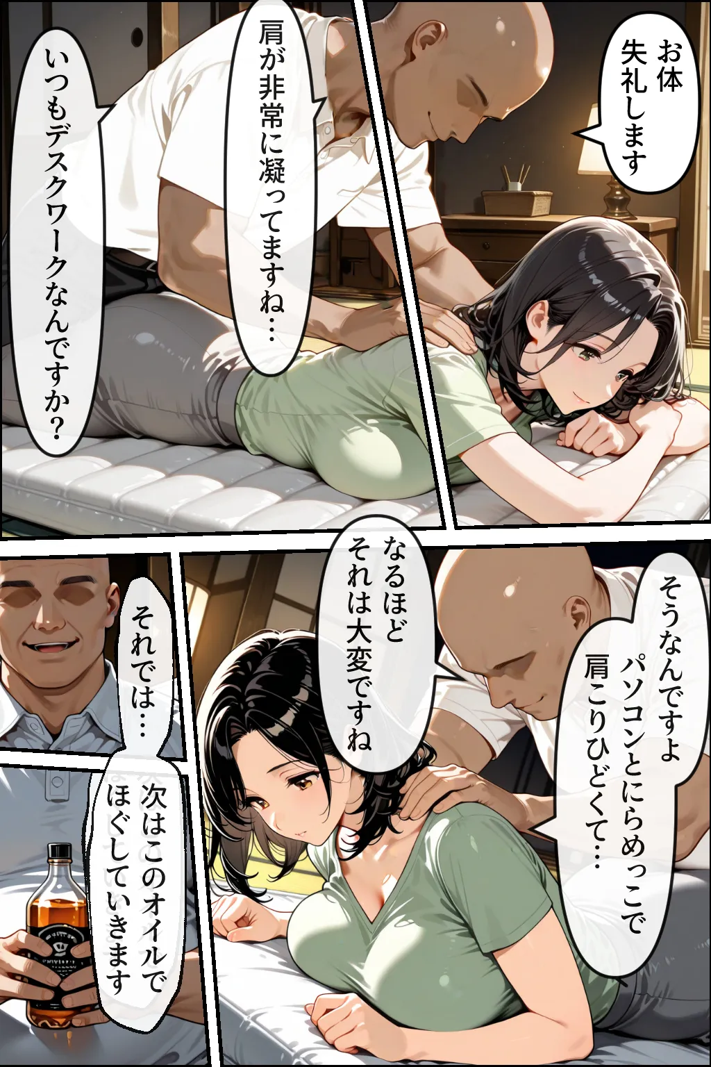 温泉旅館で妻をマッサージ師に寝取らせた話 人妻が肉欲に溺れた夜 - 8ページ