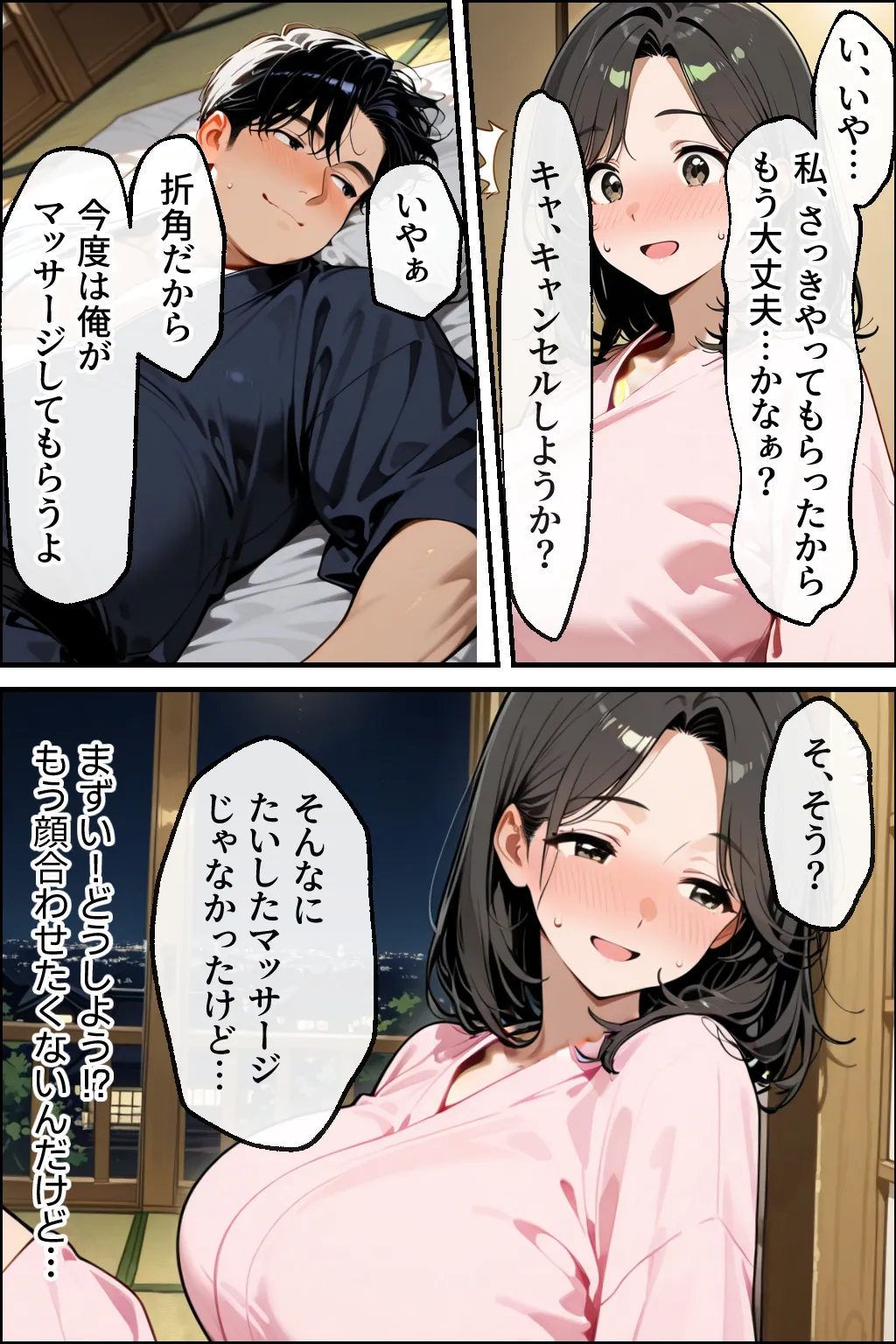 温泉旅館で妻をマッサージ師に寝取らせた話 人妻が肉欲に溺れた夜 - 42ページ