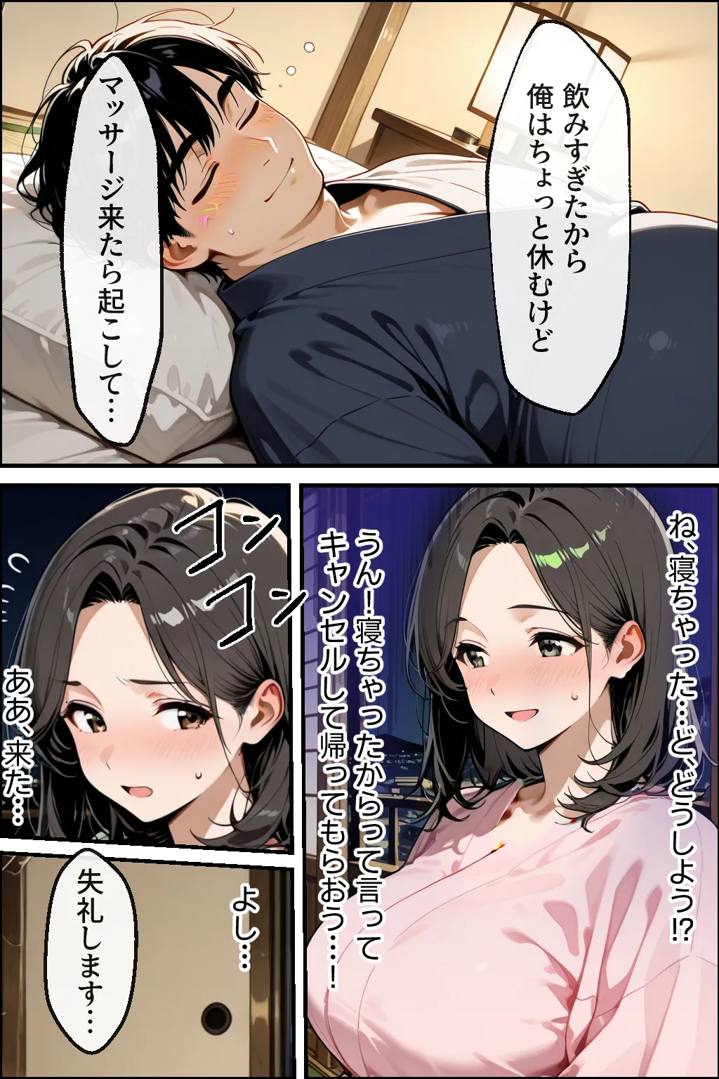 温泉旅館で妻をマッサージ師に寝取らせた話 人妻が肉欲に溺れた夜 - 43ページ